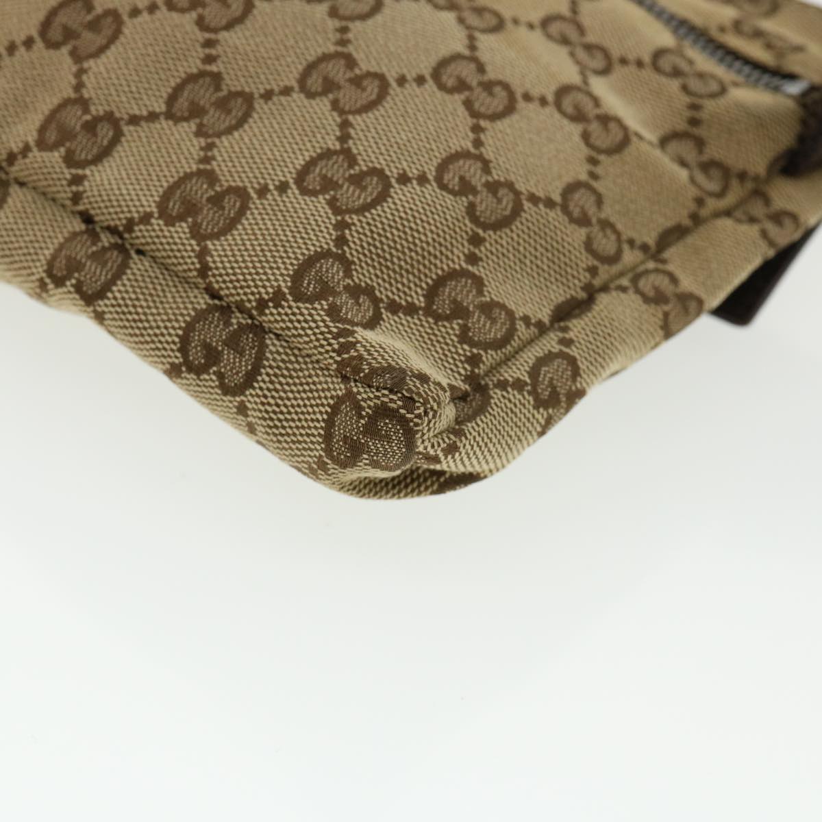 GUCCI GG Canvas Waist Bag Beige 28566 yk5898