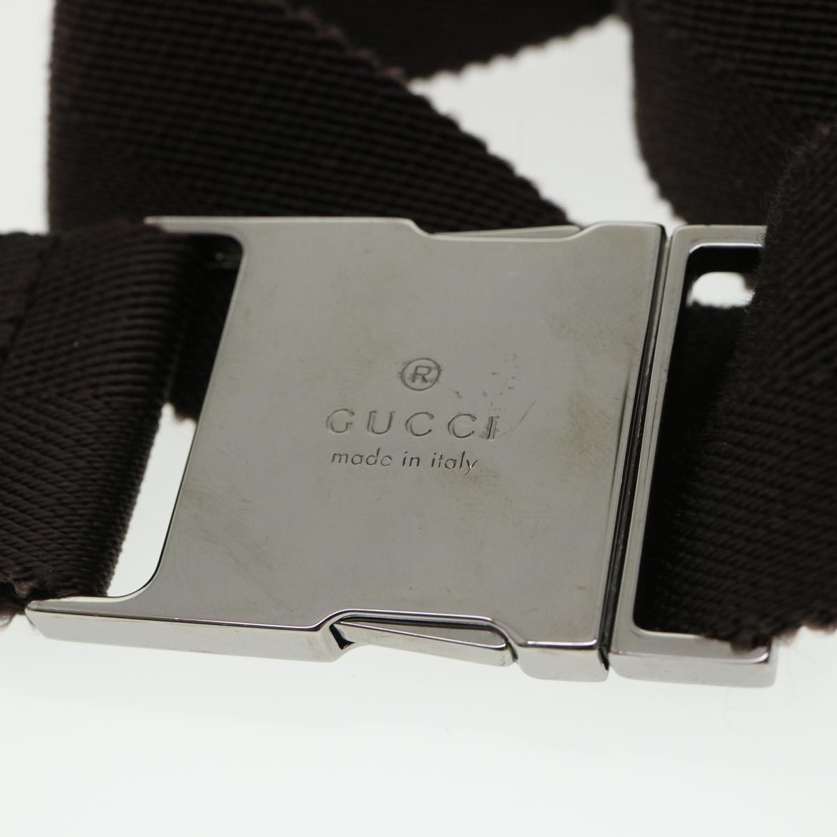 GUCCI GG Canvas Waist Bag Beige 28566 yk5898