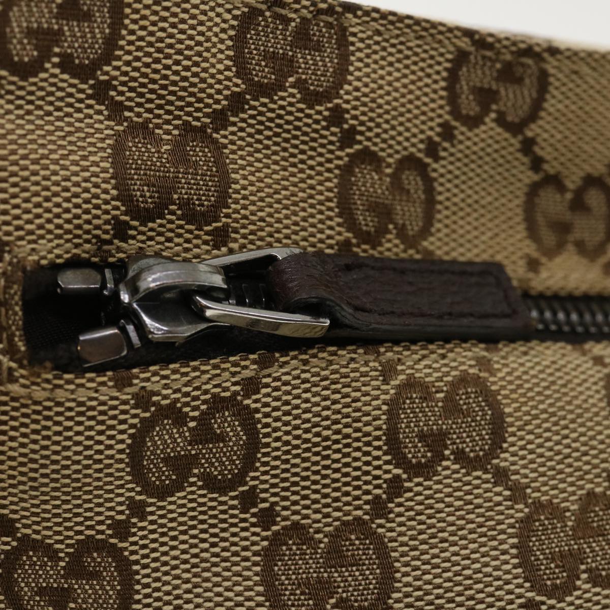 GUCCI GG Canvas Waist Bag Beige 28566 yk5898