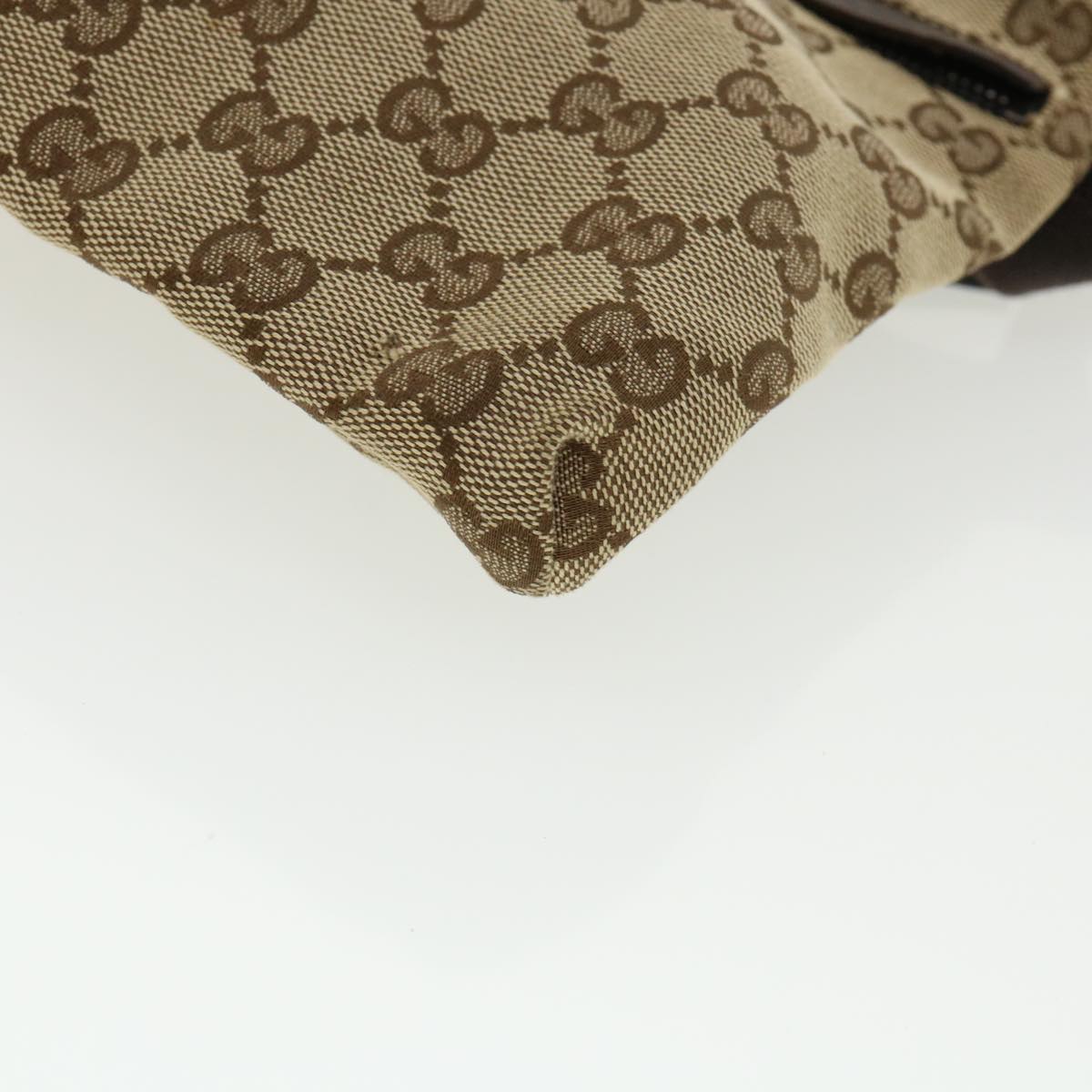 GUCCI GG Canvas Waist Bag Beige 28566 yk5898