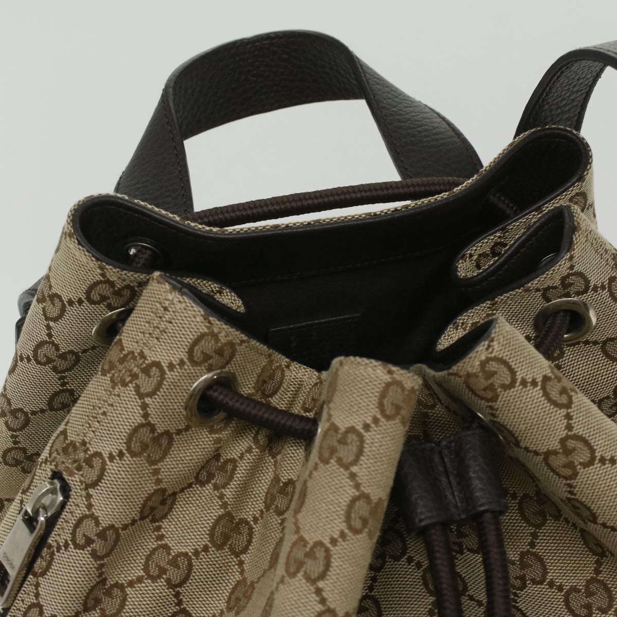 GUCCI GG Canvas Backpack outlet Beige 449175 yk5920