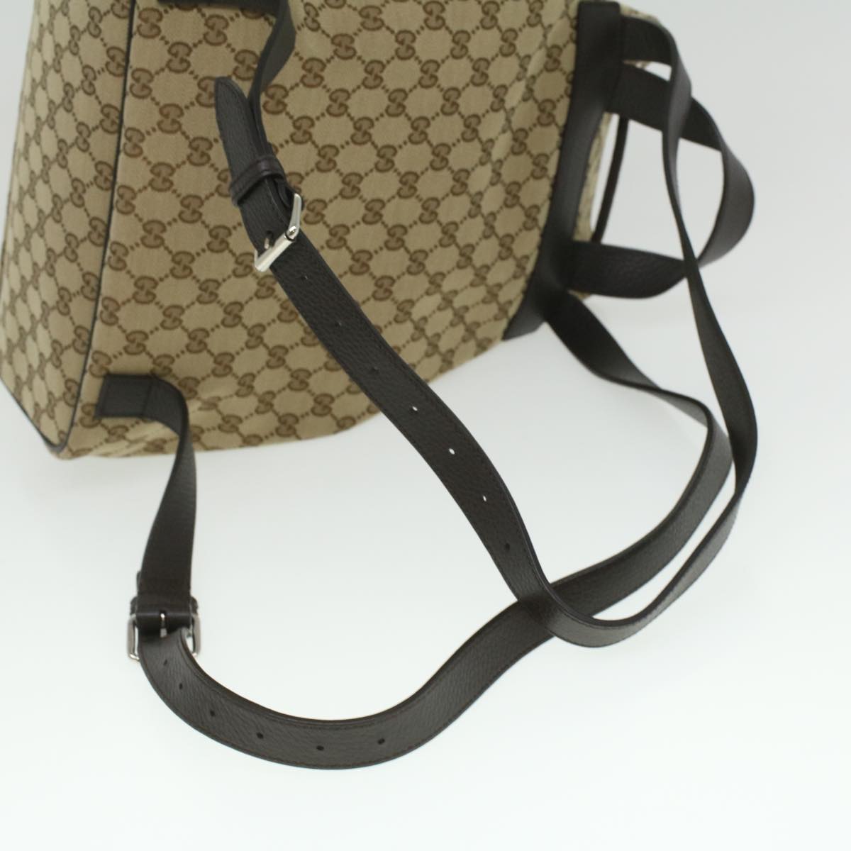 GUCCI GG Canvas Backpack outlet Beige 449175 yk5920