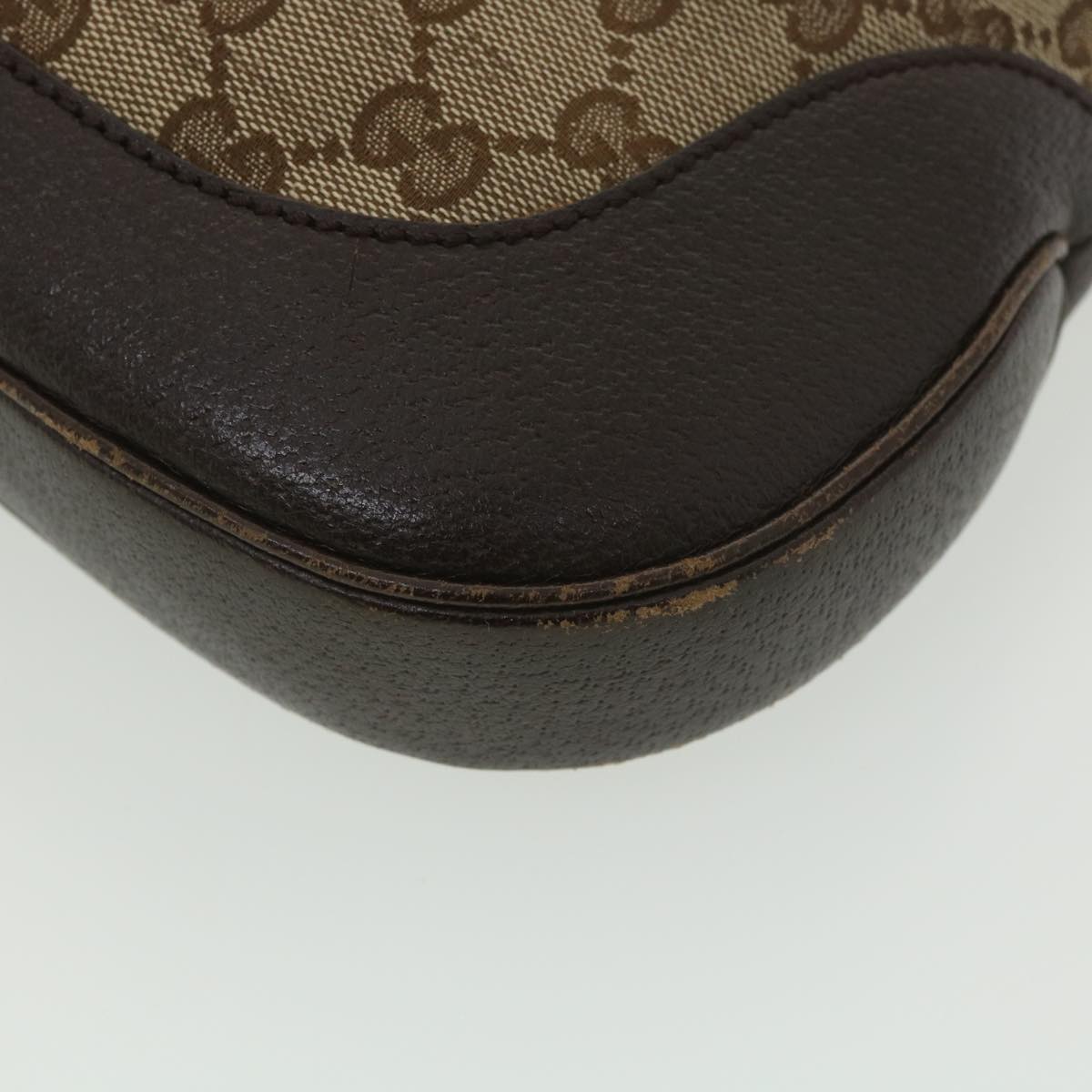 GUCCI Web Sherry Line GG Canvas Jackie Shoulder Bag Beige 153696 yk6048