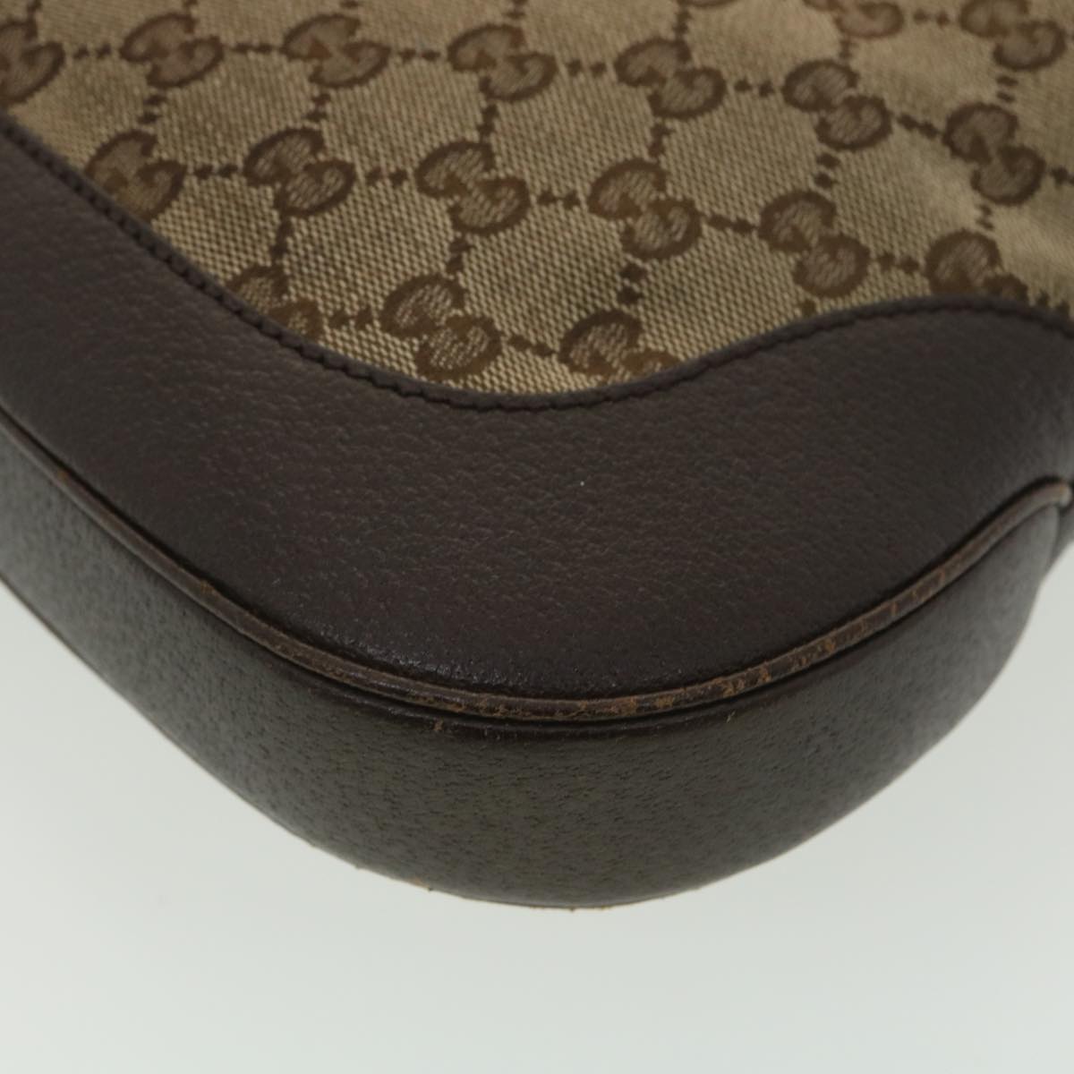 GUCCI Web Sherry Line GG Canvas Jackie Shoulder Bag Beige 153696 yk6048