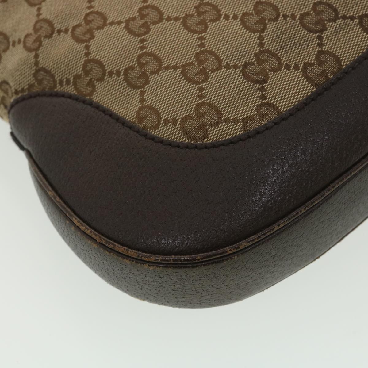 GUCCI Web Sherry Line GG Canvas Jackie Shoulder Bag Beige 153696 yk6048