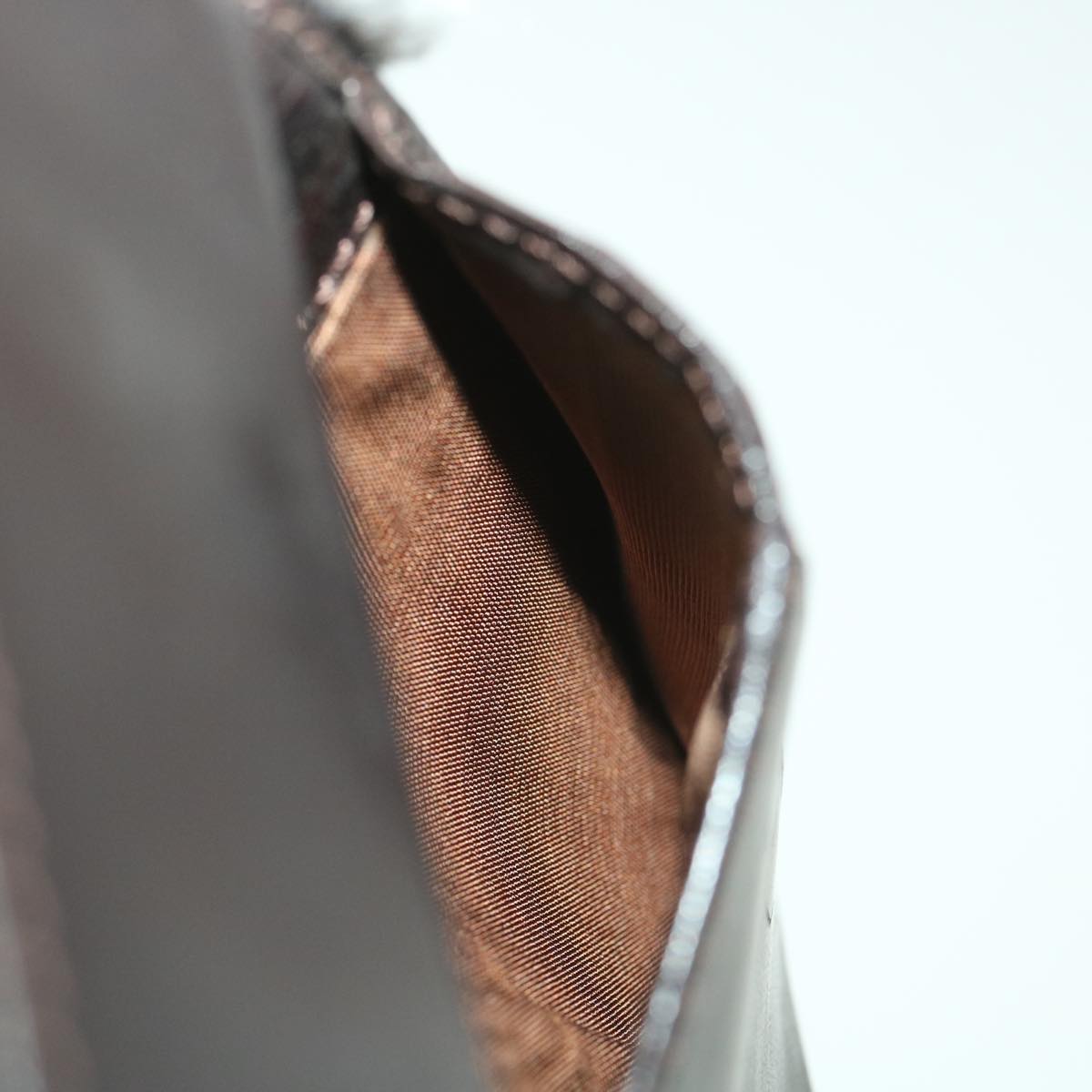 FENDI Zucca Canvas Wallet Black Brown yk6120