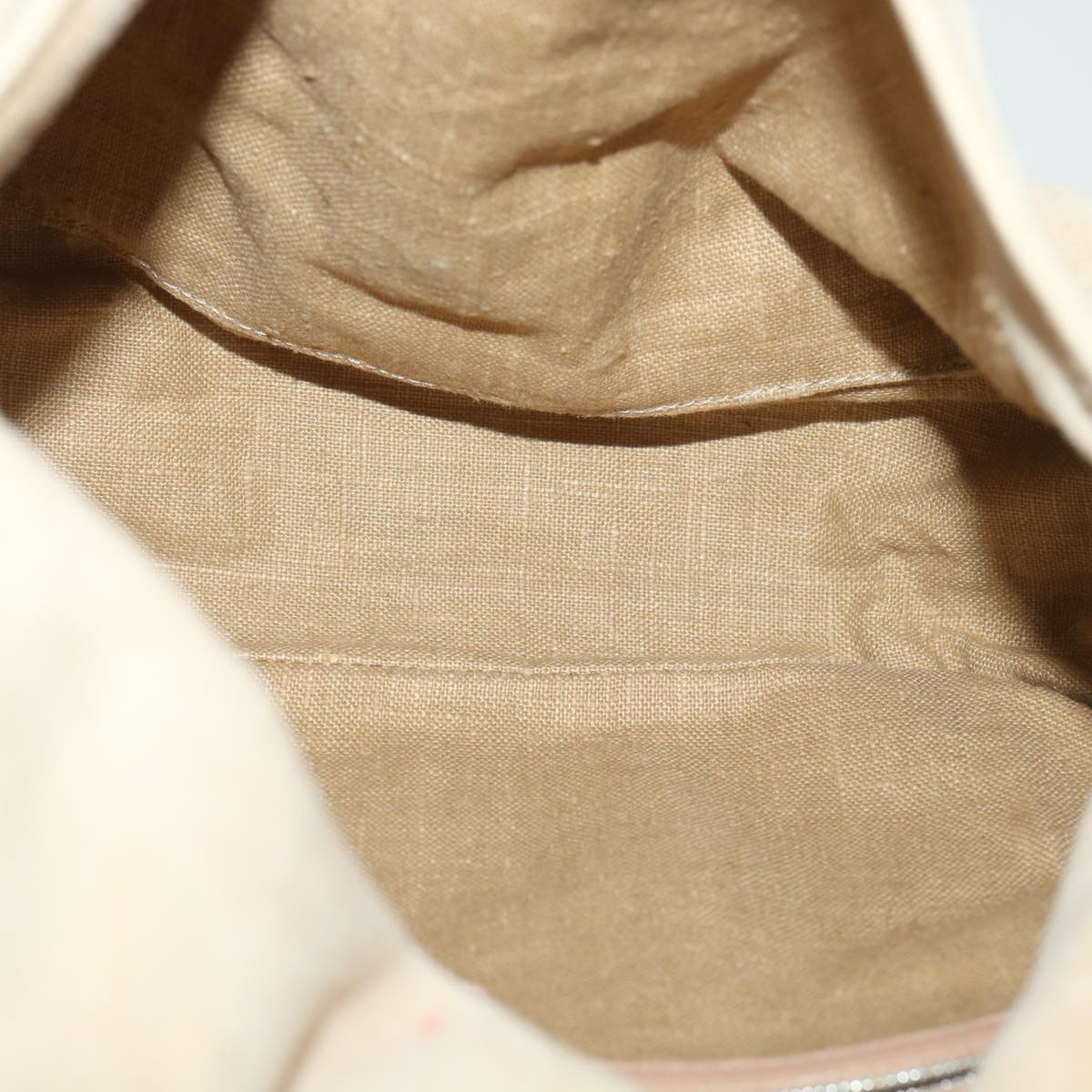 FENDI Mamma Baguette Shoulder Bag Suede Beige yk6145B