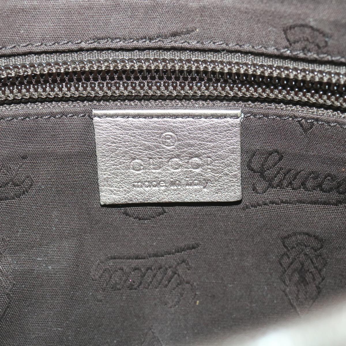 GUCCI GG Canvas Shoulder Bag Brown 201447 yk6269