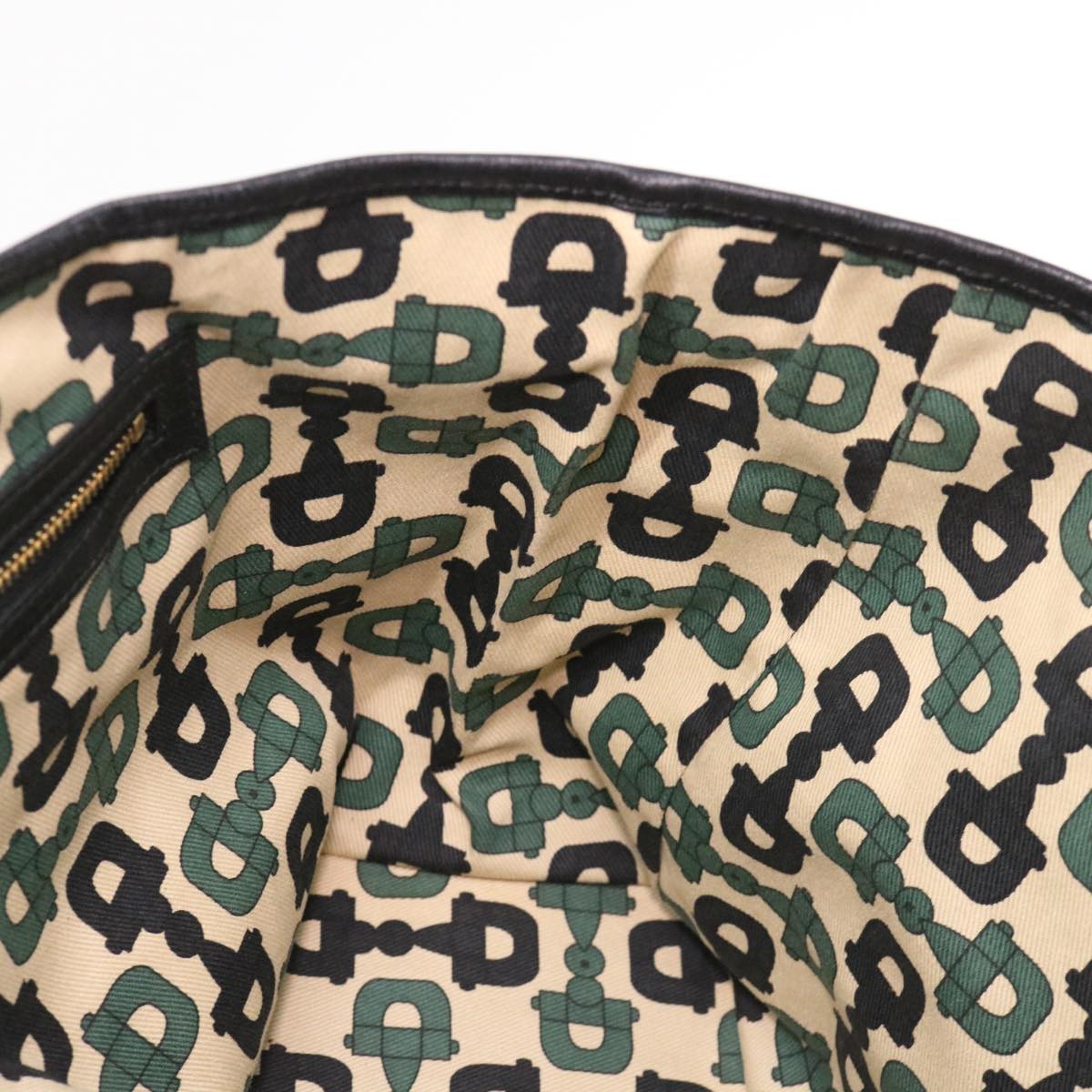 GUCCI GG Canvas Web Sherry Line Tote Bag Black Red Green 137396 yk6284