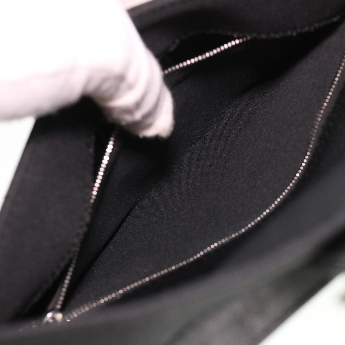 FENDI Mamma Baguette Shoulder Bag Nylon Black 2321.26424.099 yk6286
