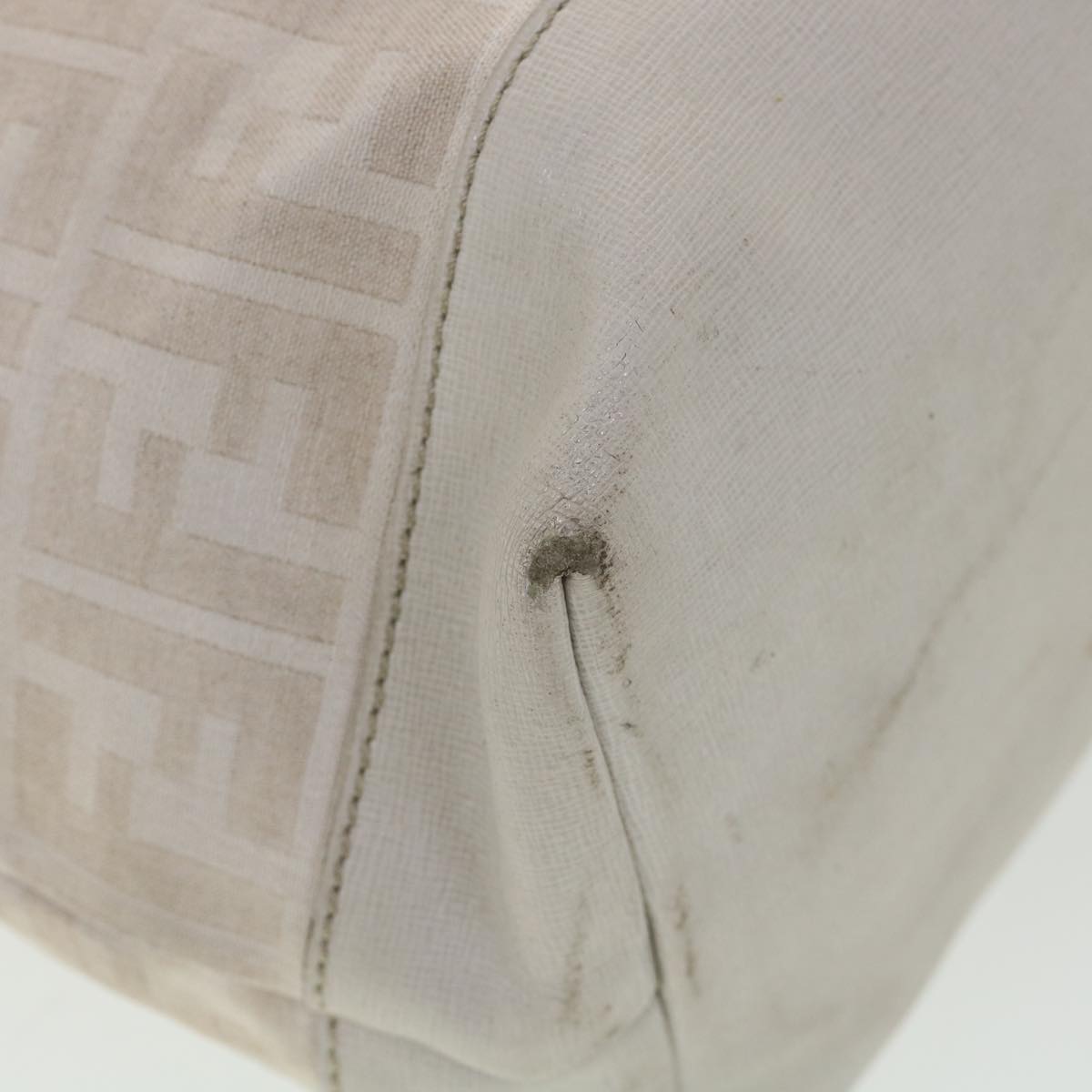 FENDI Zucca Canvas Tote Bag White 8BH185-HKN-128-2550 yk6324
