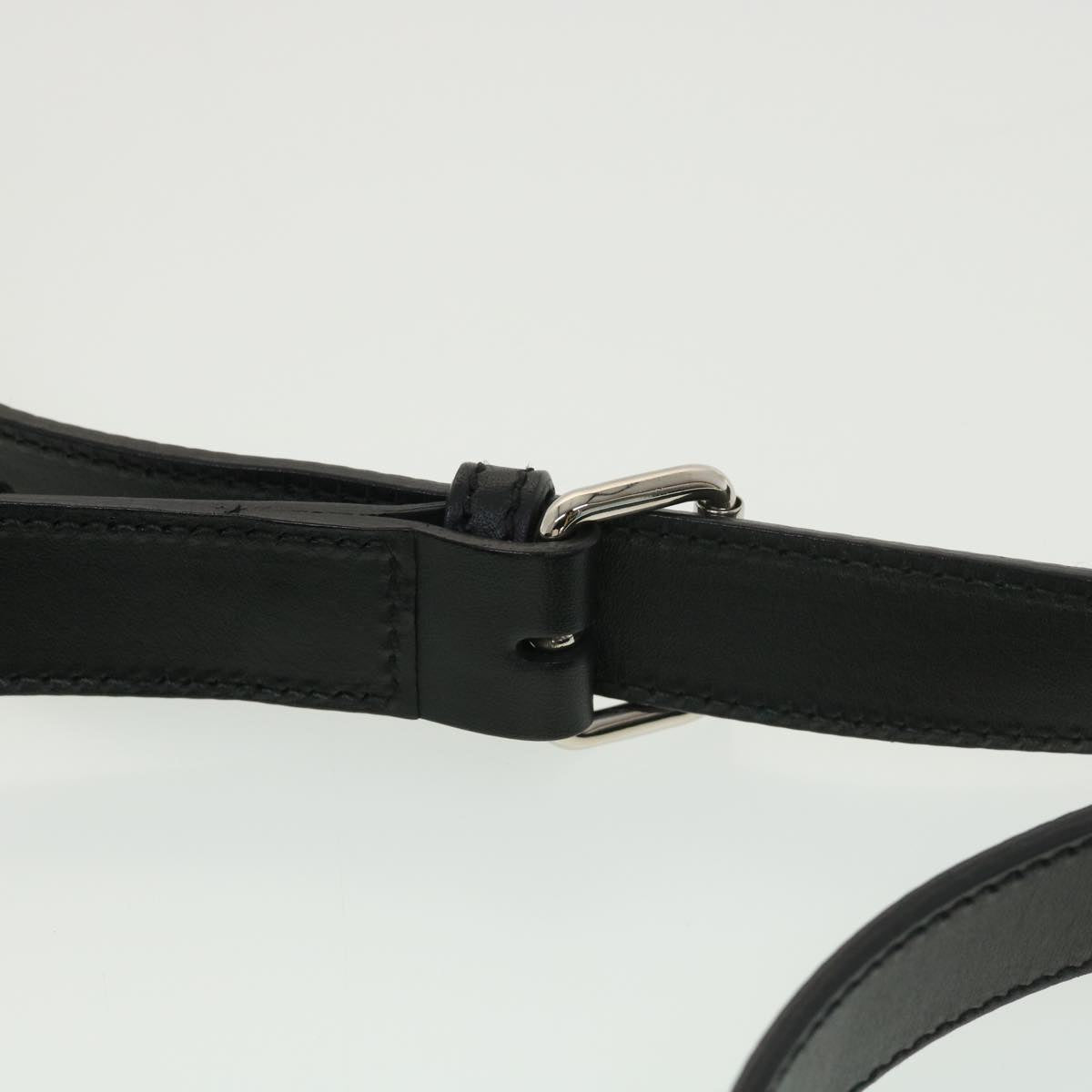 GUCCI GG Canvas Shoulder Bag Black 337598 yk6342