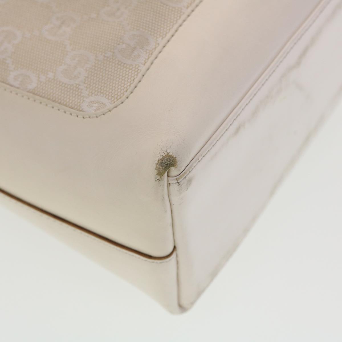 GUCCI GG Canvas Jackie Shoulder Bag Beige 001.3876 yk6453