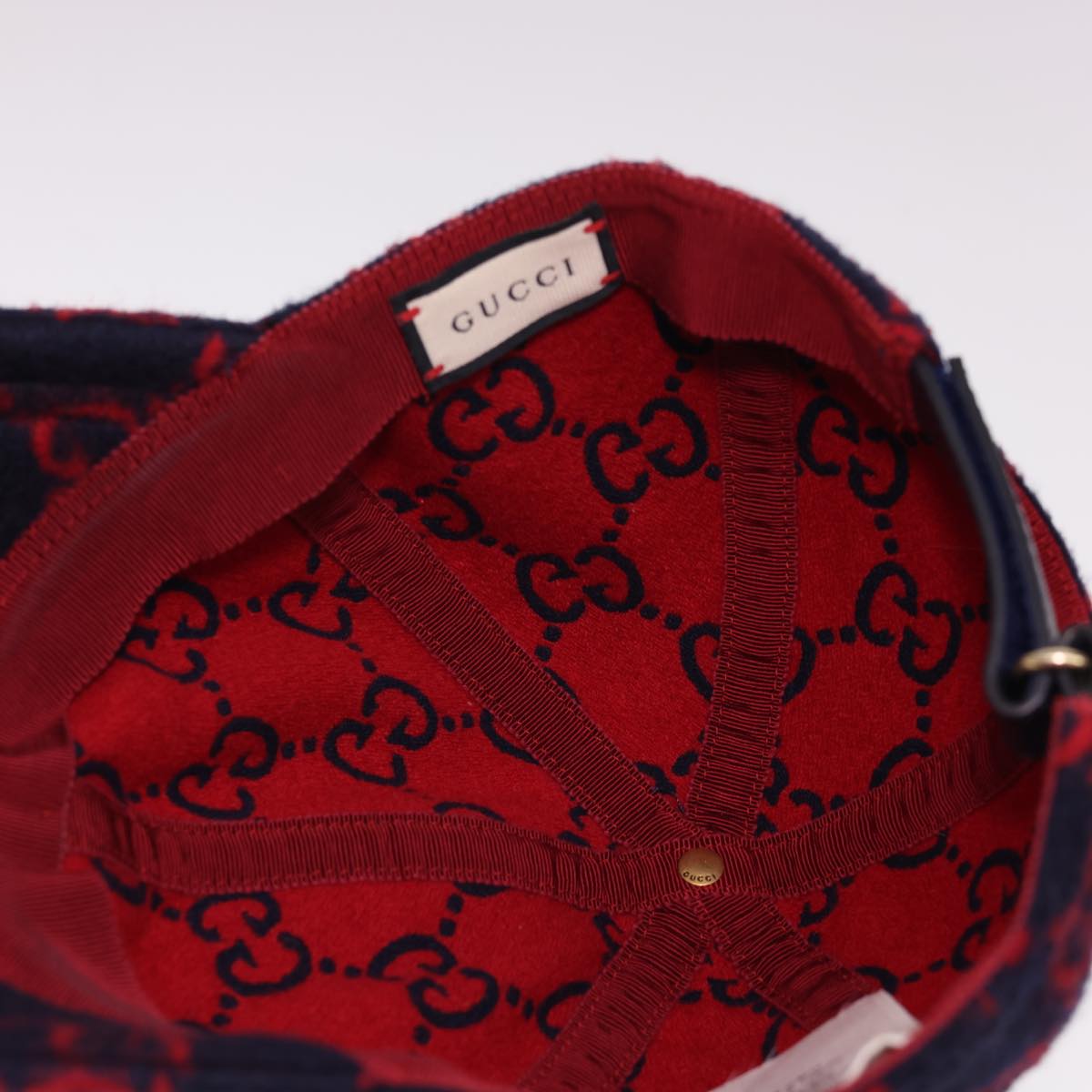 GUCCI Cap Wool M Red 517074 yk6463