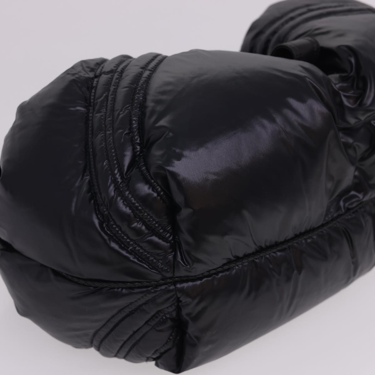 FENDI Spy Hand Bag Moncler Collaboration Nylon Black yk6510