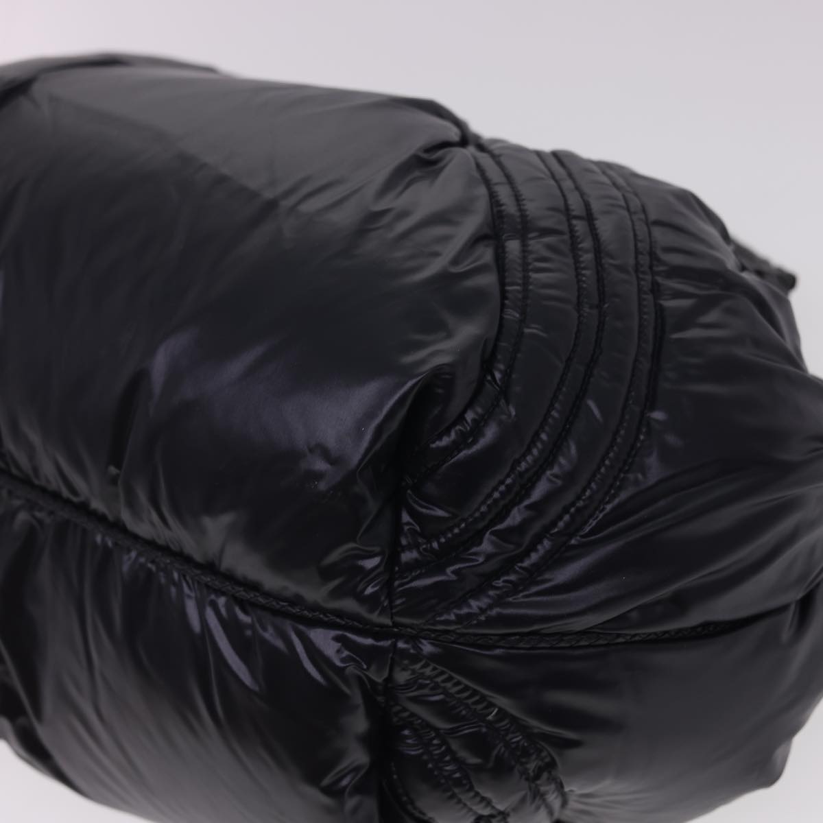FENDI Spy Hand Bag Moncler Collaboration Nylon Black yk6510