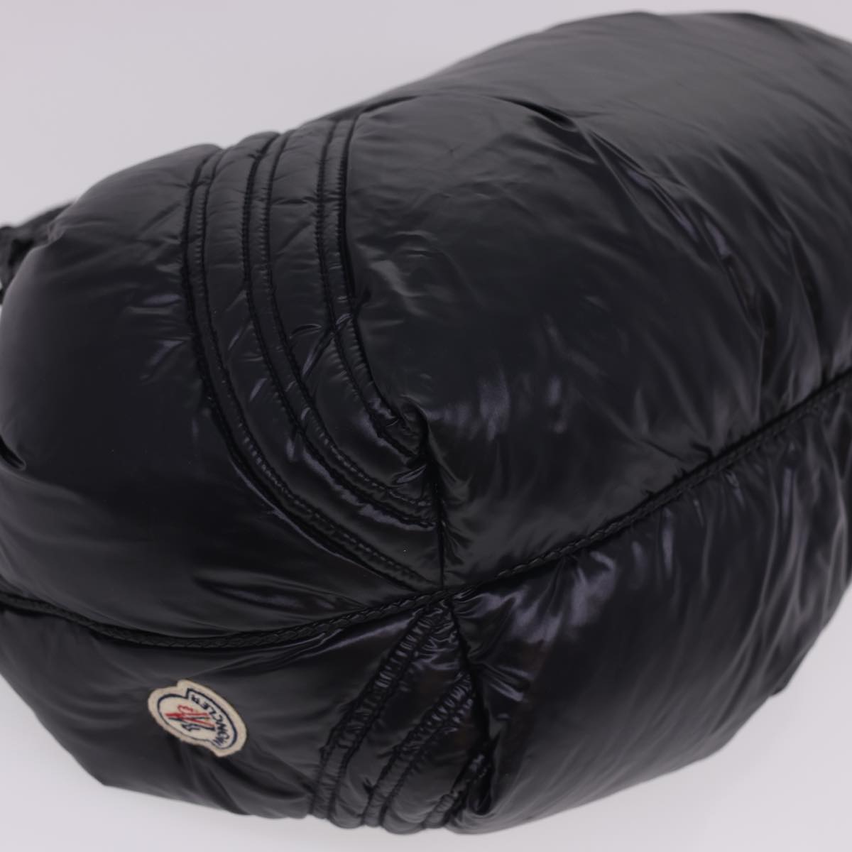 FENDI Spy Hand Bag Moncler Collaboration Nylon Black yk6510