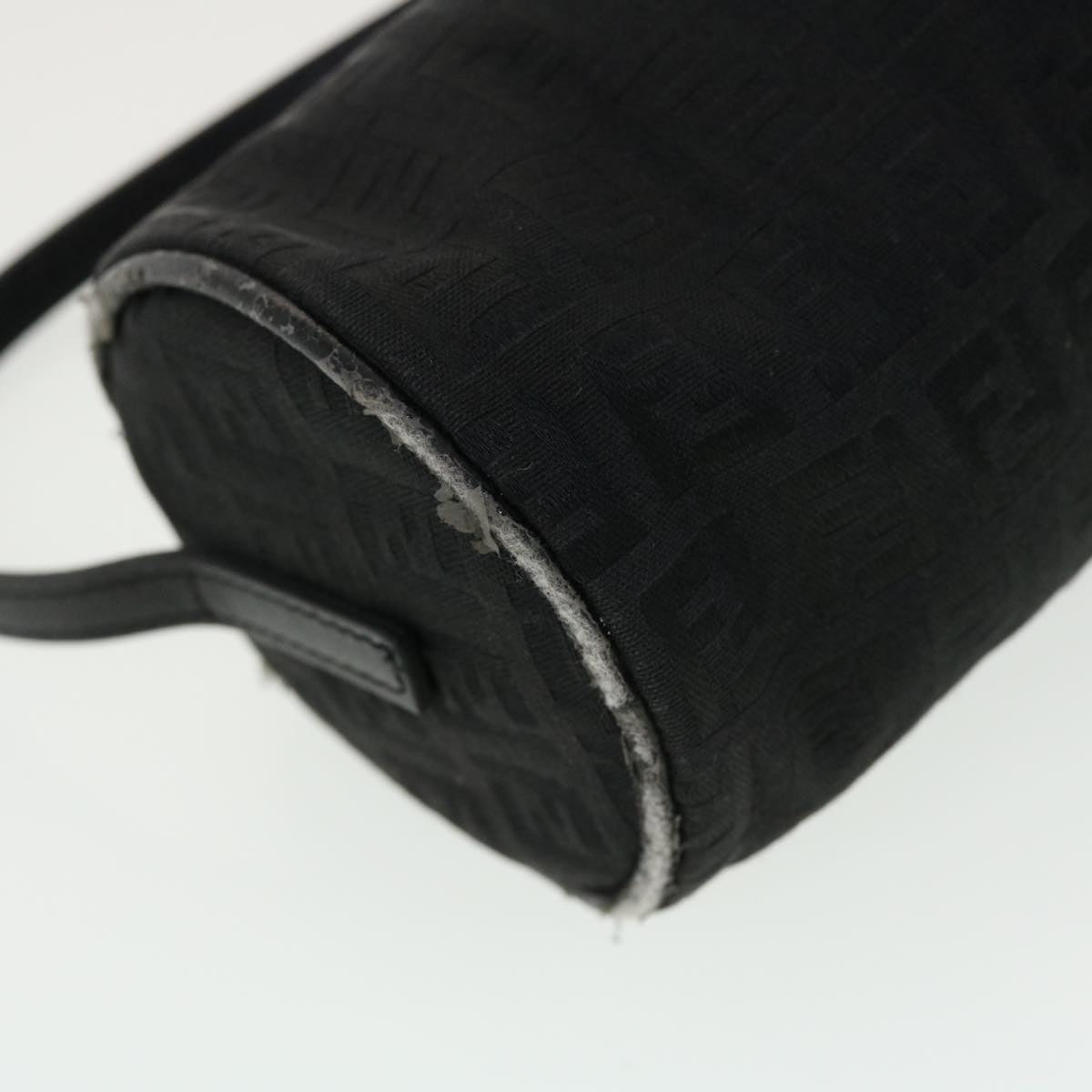 FENDI Zucchino Canvas Accessory Pouch Black 2370-7N0016028 yk6647B
