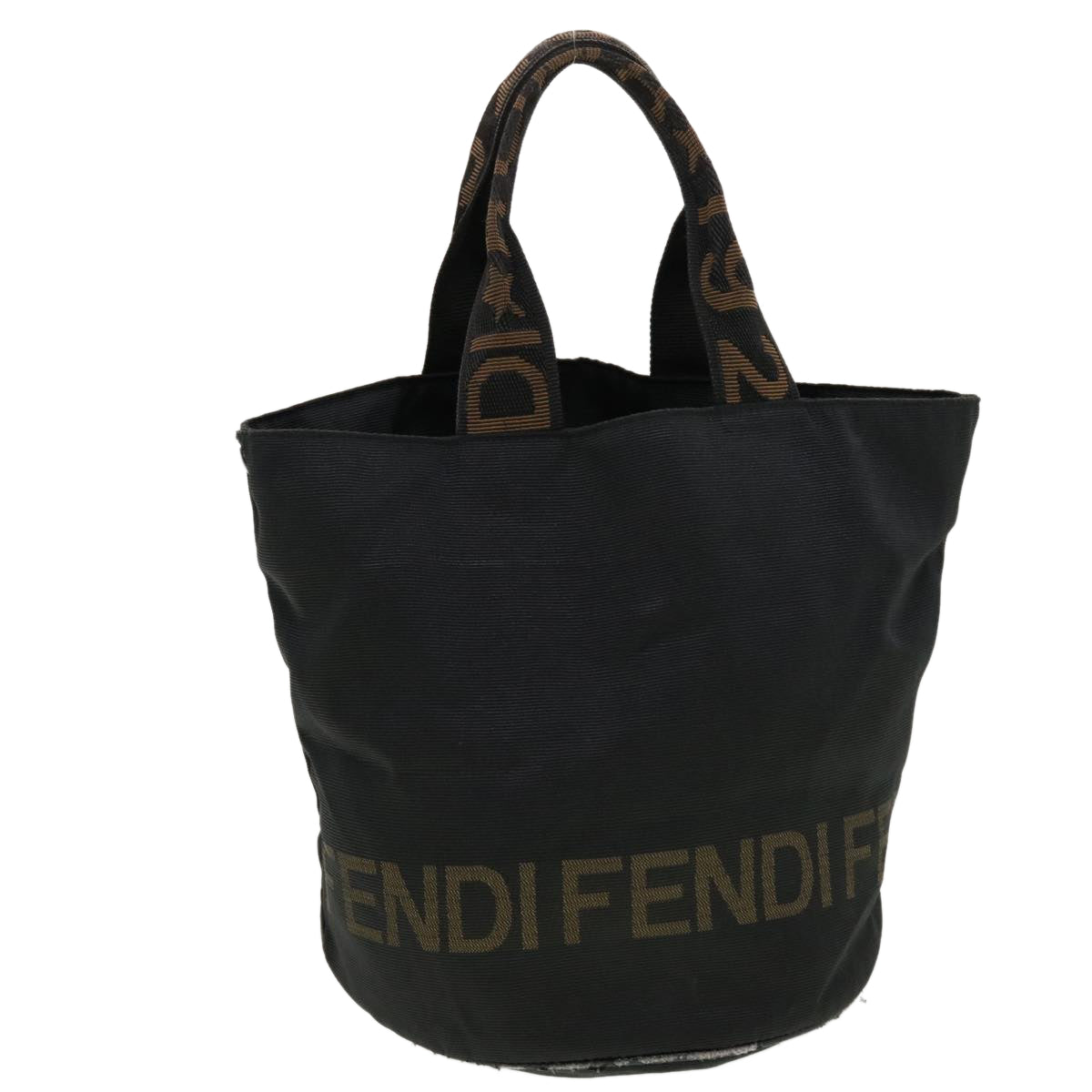 FENDI Hand Bag Nylon Black 2119 26526 089 yk6785