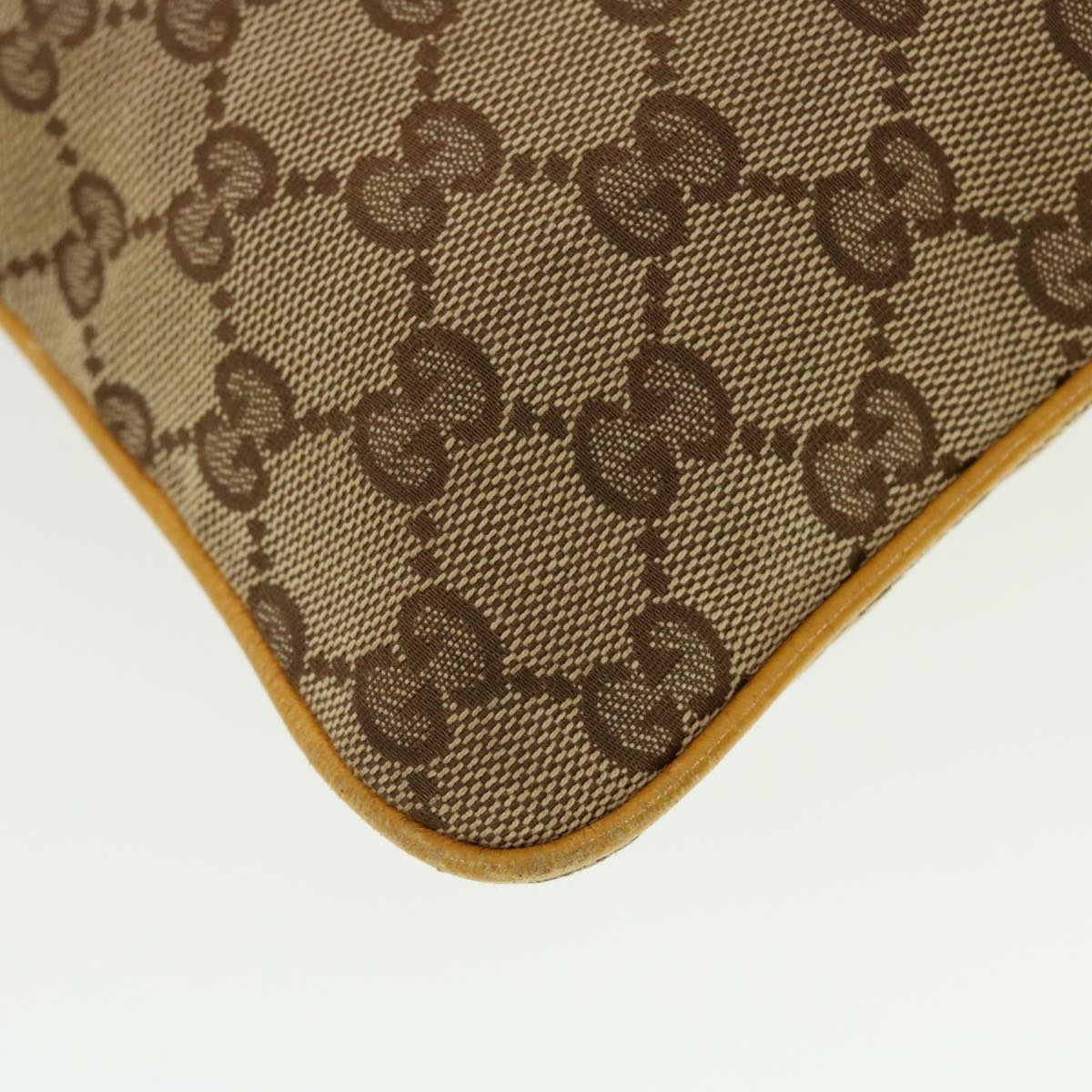 GUCCI GG Canvas Sherry Line Shoulder Bag Beige Brown 146309 yk6879B