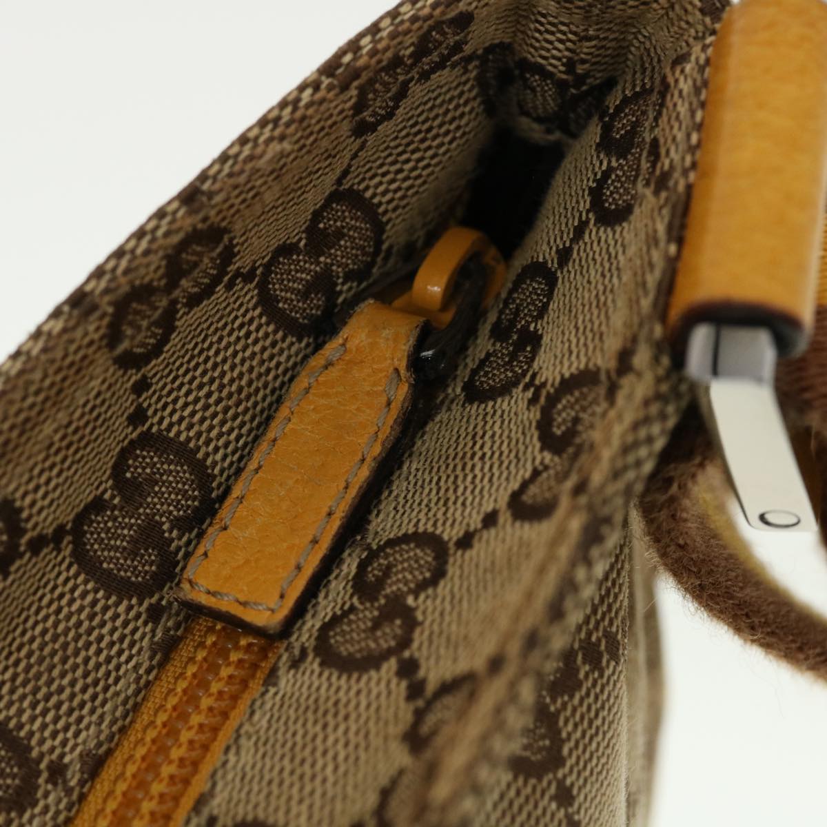 GUCCI GG Canvas Sherry Line Shoulder Bag Beige Brown 146309 yk6879B