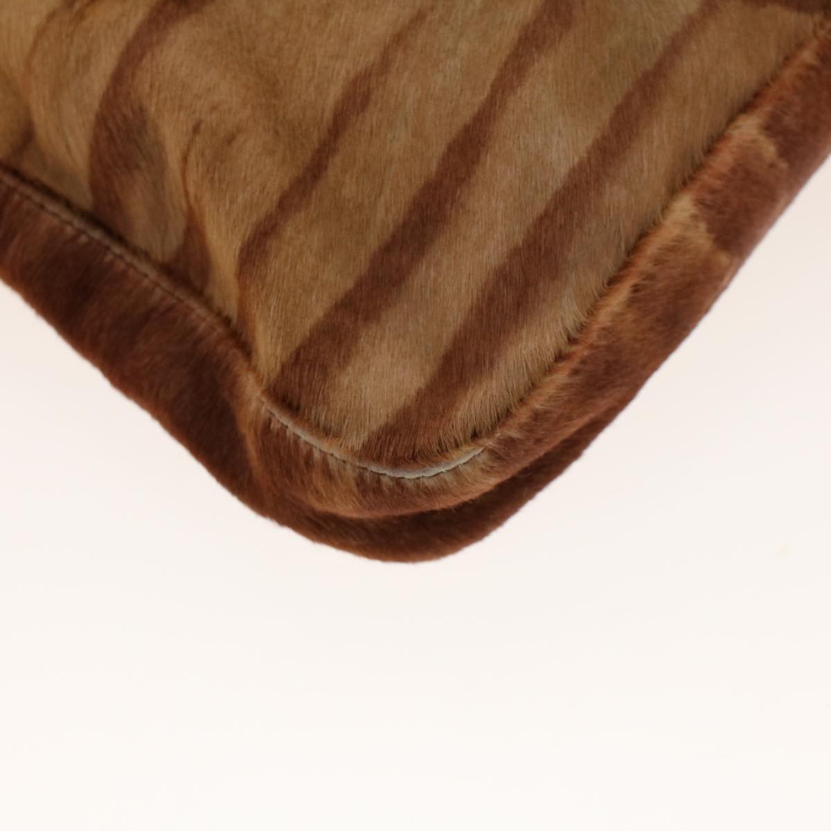 FENDI Mamma Baguette Shoulder Bag Harako leather Brown 2354/26569 yk6885B
