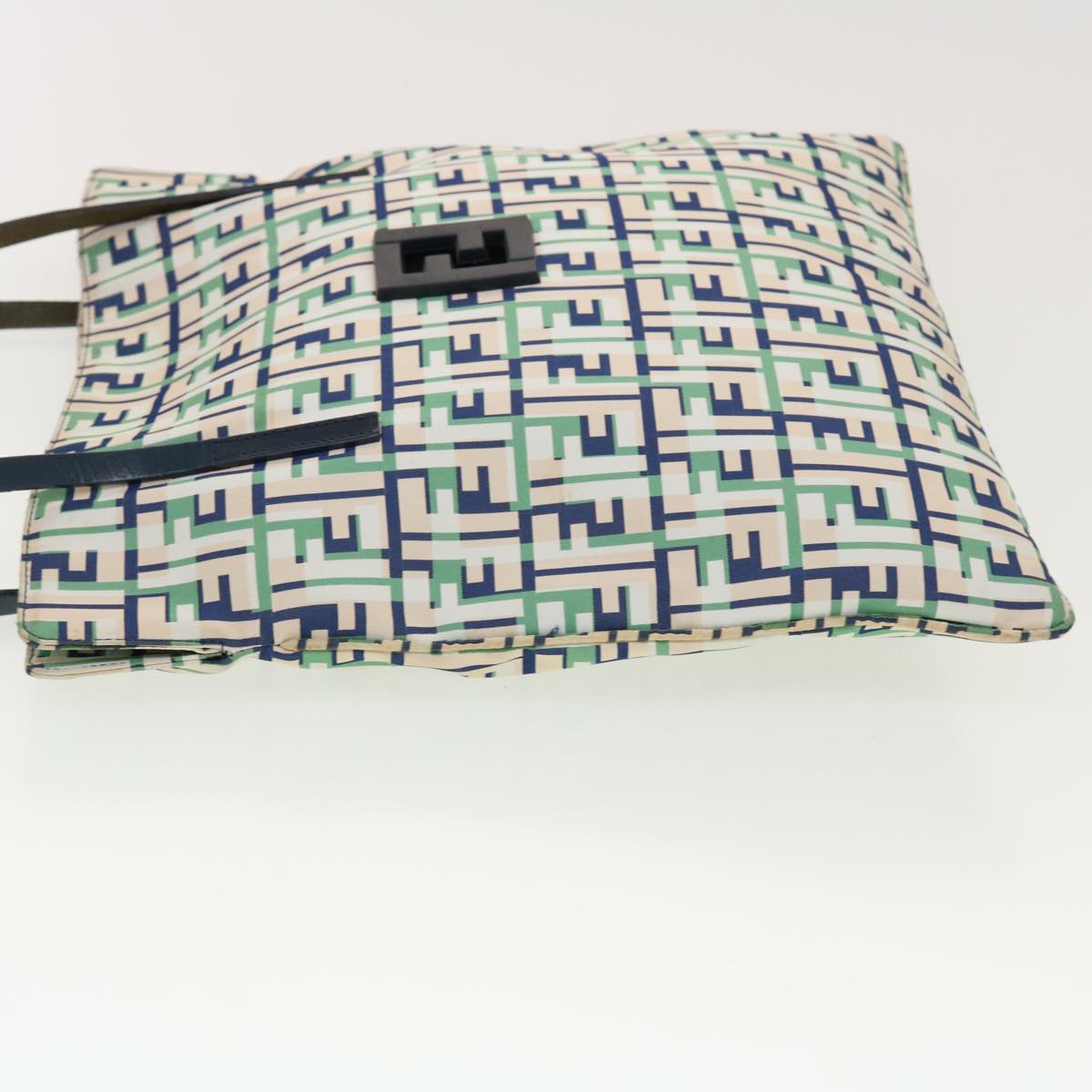 FENDI Zucca Canvas Tote Bag Green yk6886B