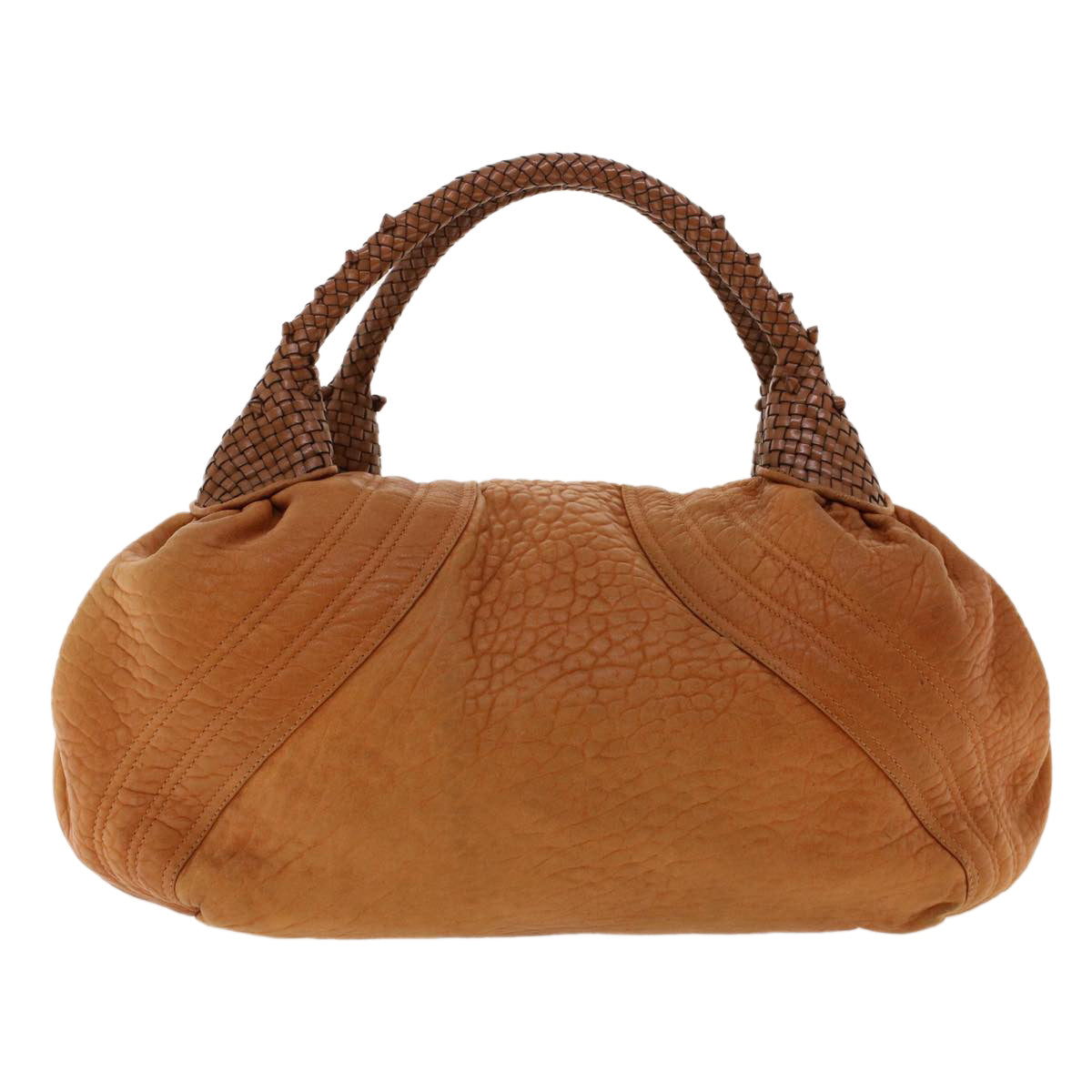 FENDI Spy Bag Hand Bag Leather Brown 2305/8BR511/UN2/068 yk6891B
