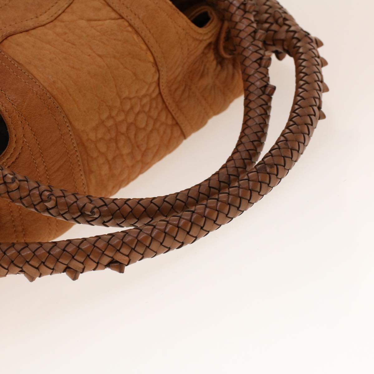 FENDI Spy Bag Hand Bag Leather Brown 2305/8BR511/UN2/068 yk6891B