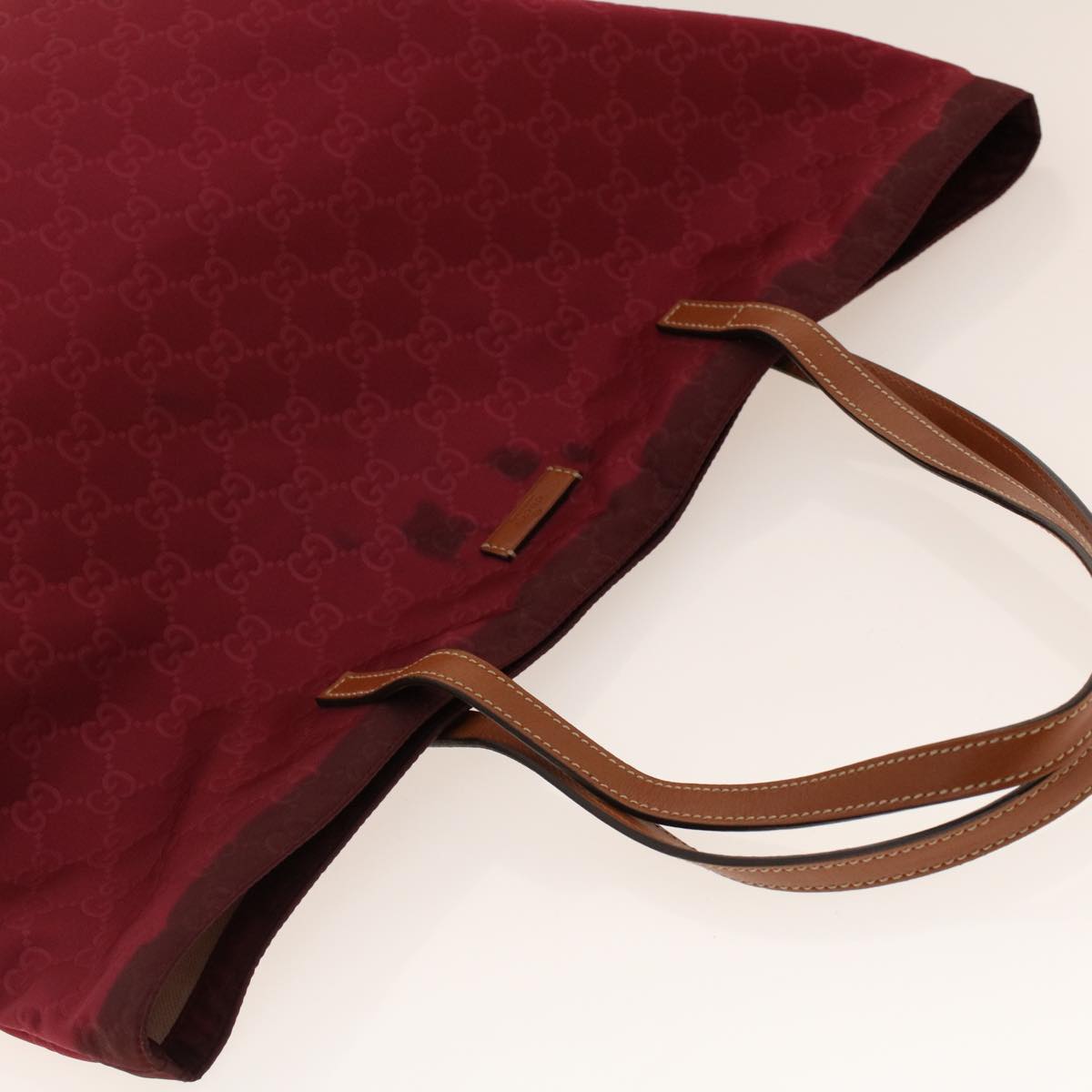 GUCCI GG Canvas Tote Bag Red 295252 yk6894B