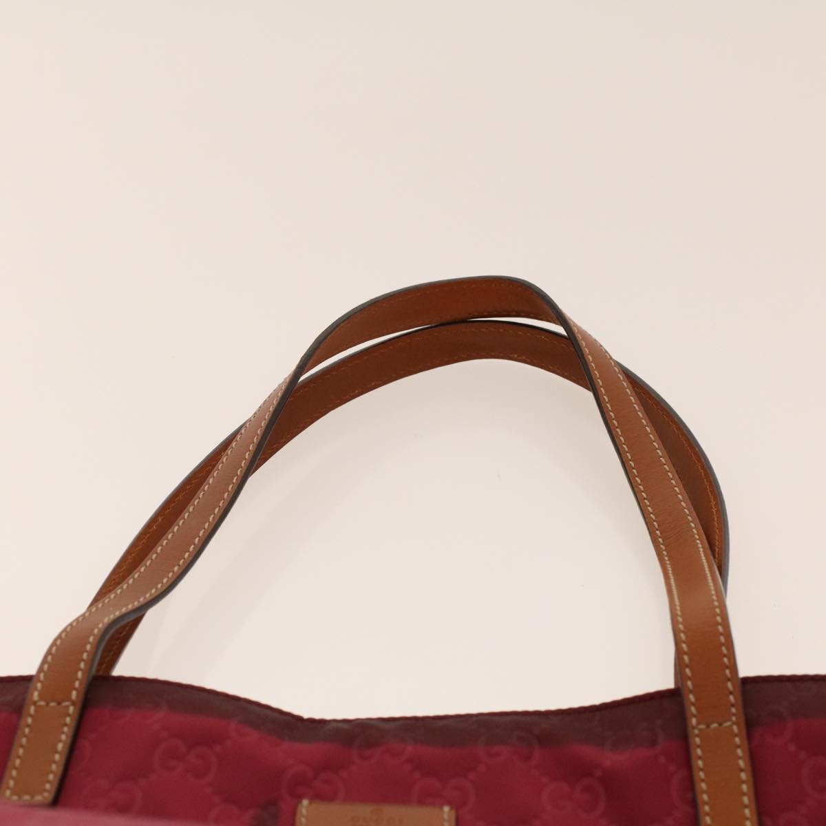 GUCCI GG Canvas Tote Bag Red 295252 yk6894B