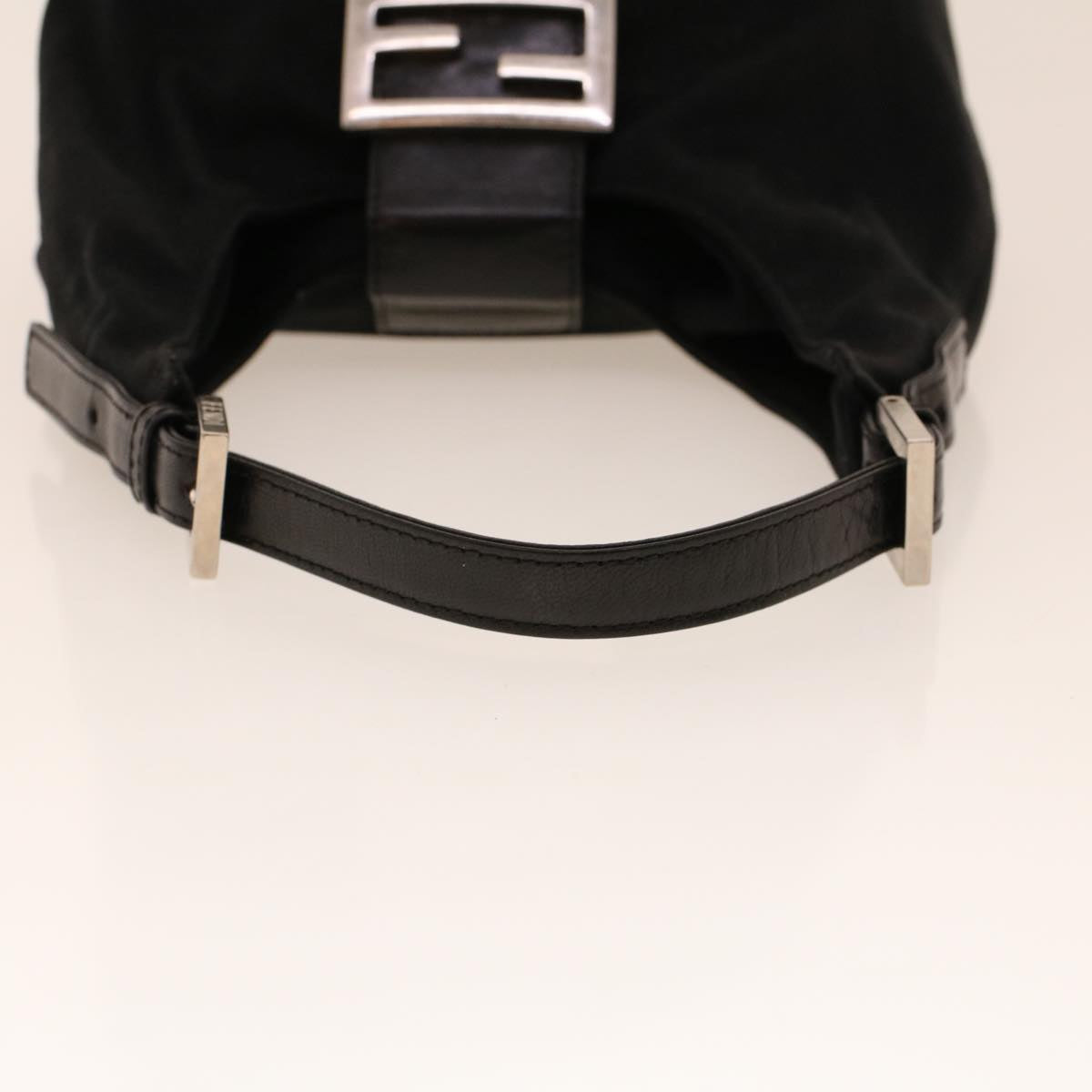 FENDI Mamma Baguette Shoulder Bag Nylon Black 2321.26686.009 yk6907B