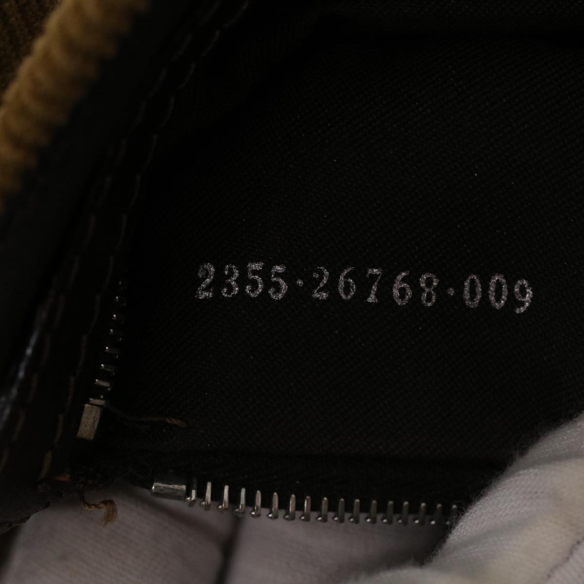 FENDI Shoulder Bag Corduroy Brown yk6963