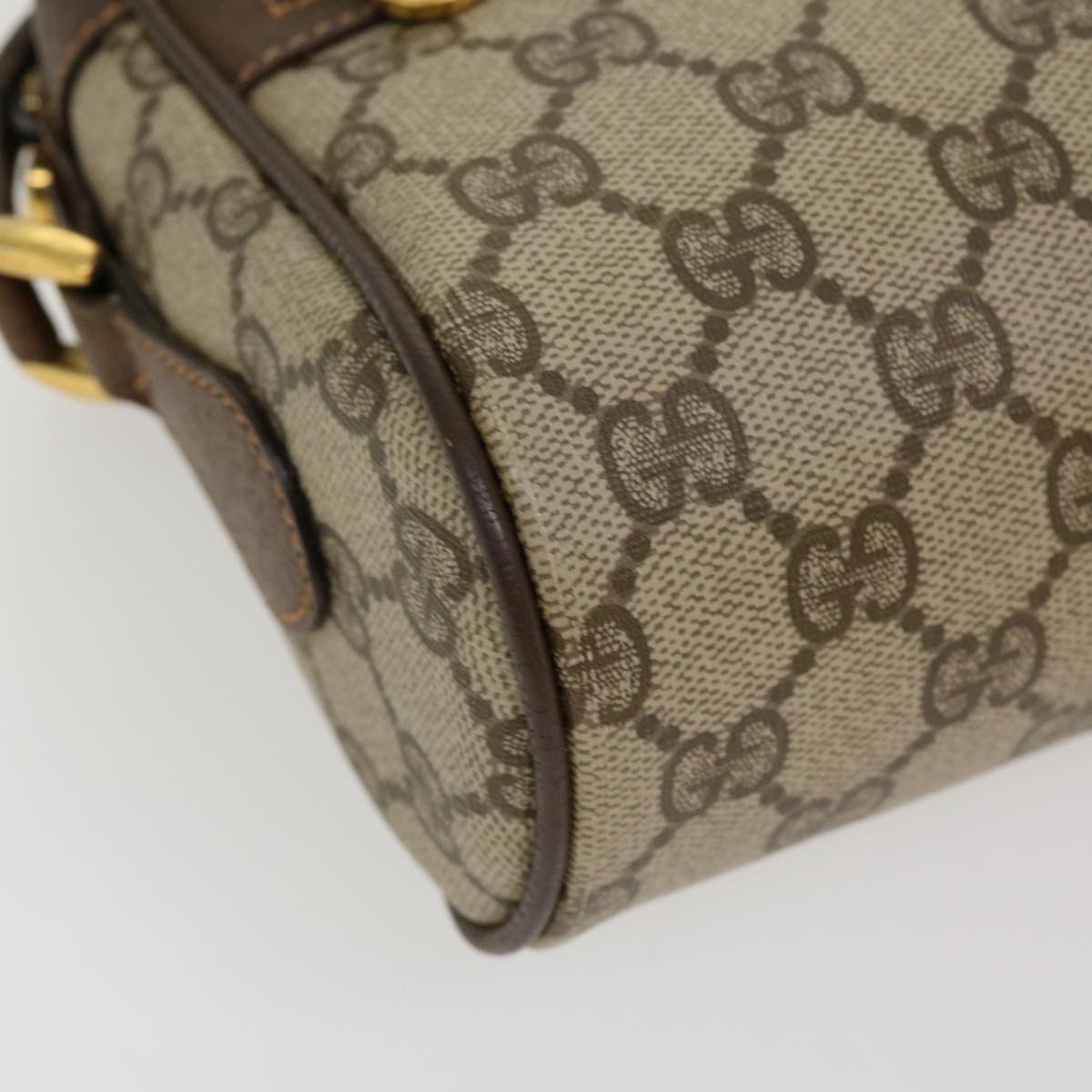 GUCCI GG Canvas Web Sherry Line Shoulder Bag Beige Red 56.02.087 yk6994B