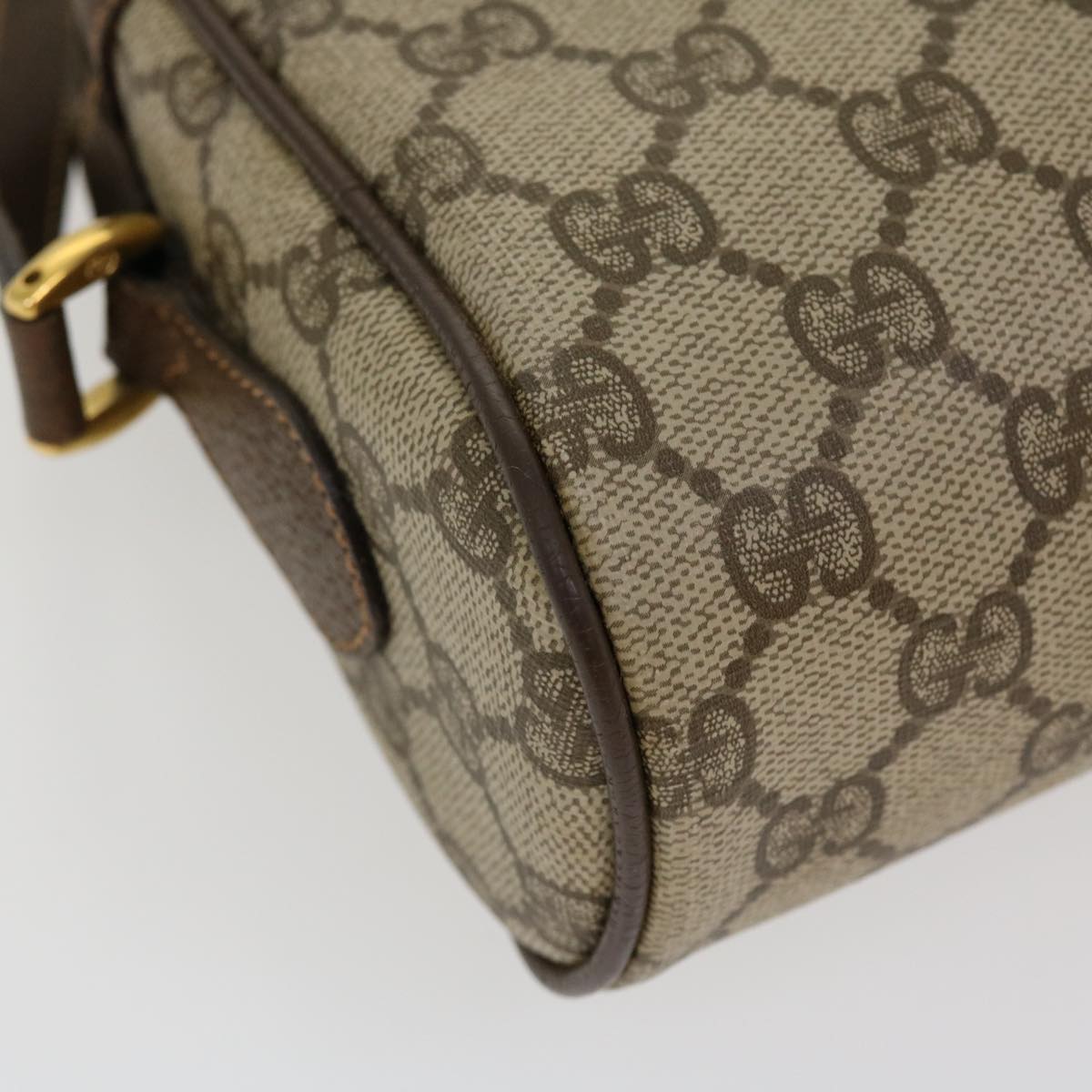 GUCCI GG Canvas Web Sherry Line Shoulder Bag Beige Red 56.02.087 yk6994B