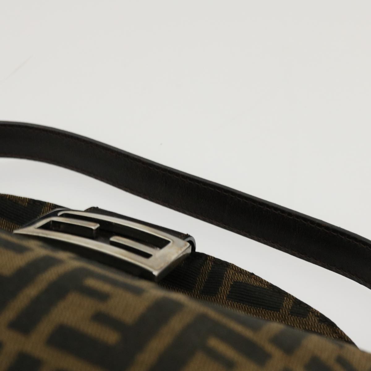 FENDI Zucca Canvas Mamma Baguette Shoulder Bag Brown 2305.26725.008 yk7016B