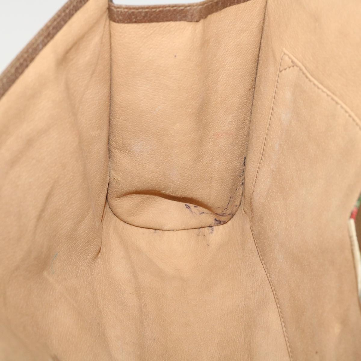 GUCCI GG Canvas Web Sherry Line Clutch Bag Beige Red 89.01.031 yk7021B