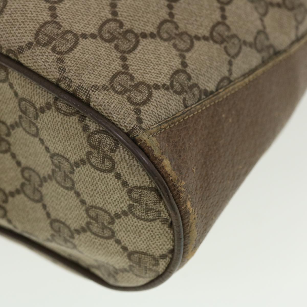 GUCCI GG Canvas Web Sherry Line Shoulder Bag Beige Red 41.02.033 yk7043B