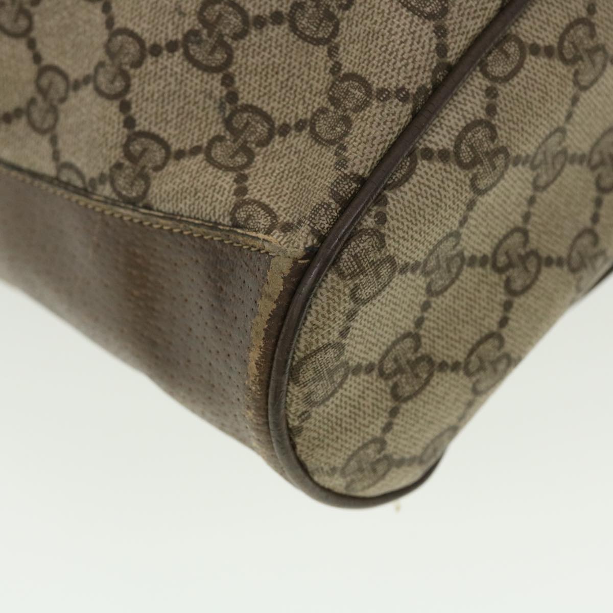 GUCCI GG Canvas Web Sherry Line Shoulder Bag Beige Red 41.02.033 yk7043B