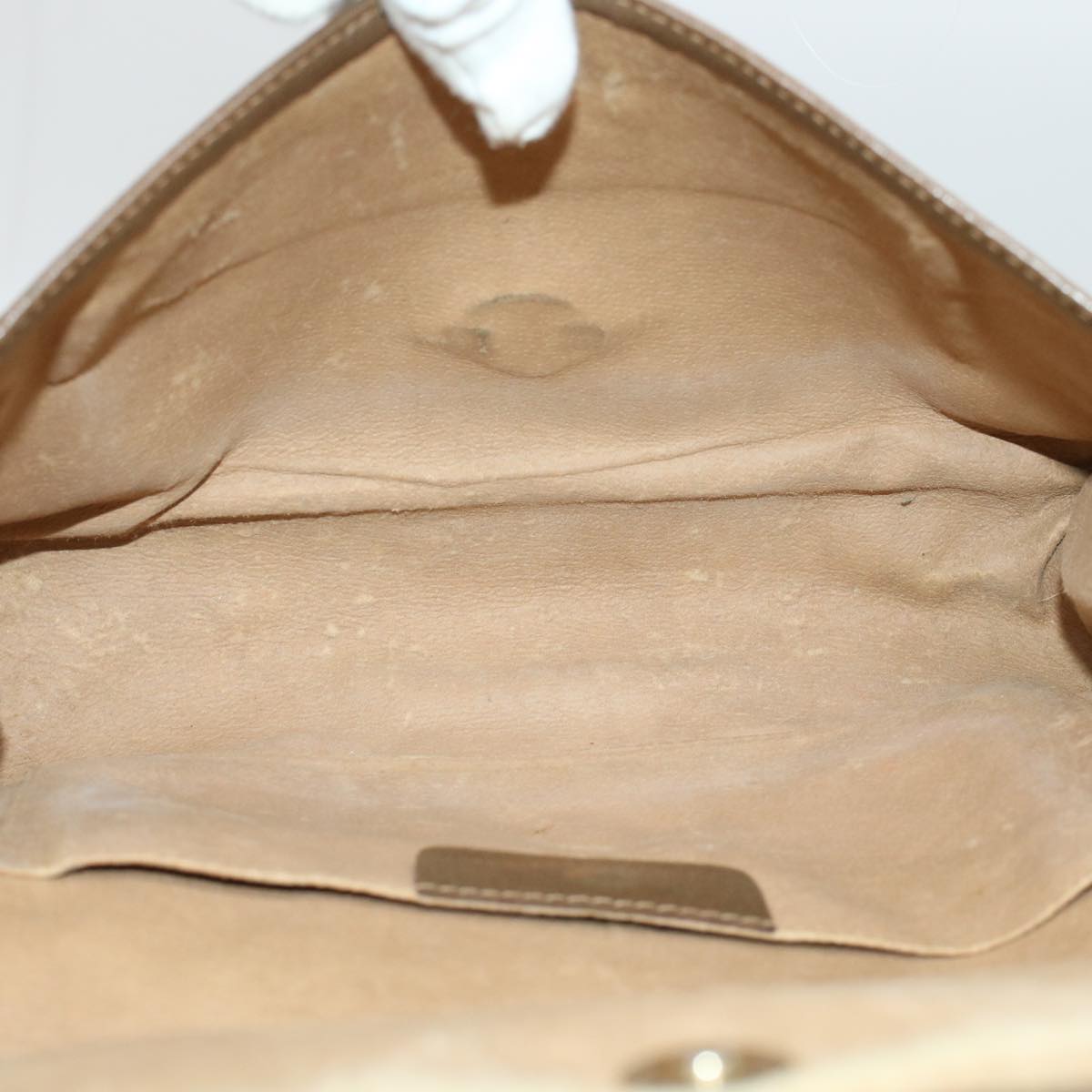 GUCCI GG Canvas Web Sherry Line Clutch Bag Beige Red 89.01.030 yk7078B