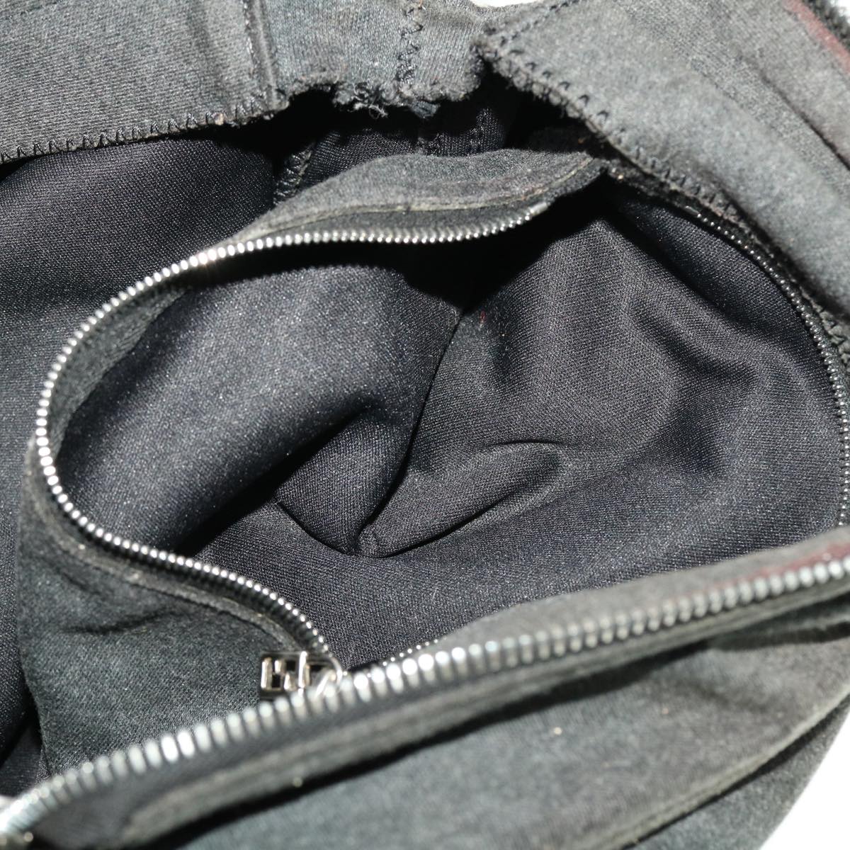 FENDI Mamma Baguette Shoulder Bag Canvas Gray yk7105B