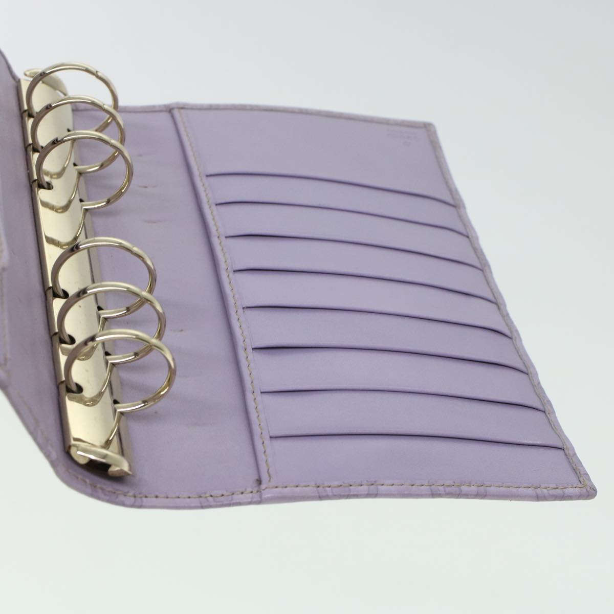 GUCCI GG Canvas Guccissima Day Planner Cover Purple 115241 yk7118