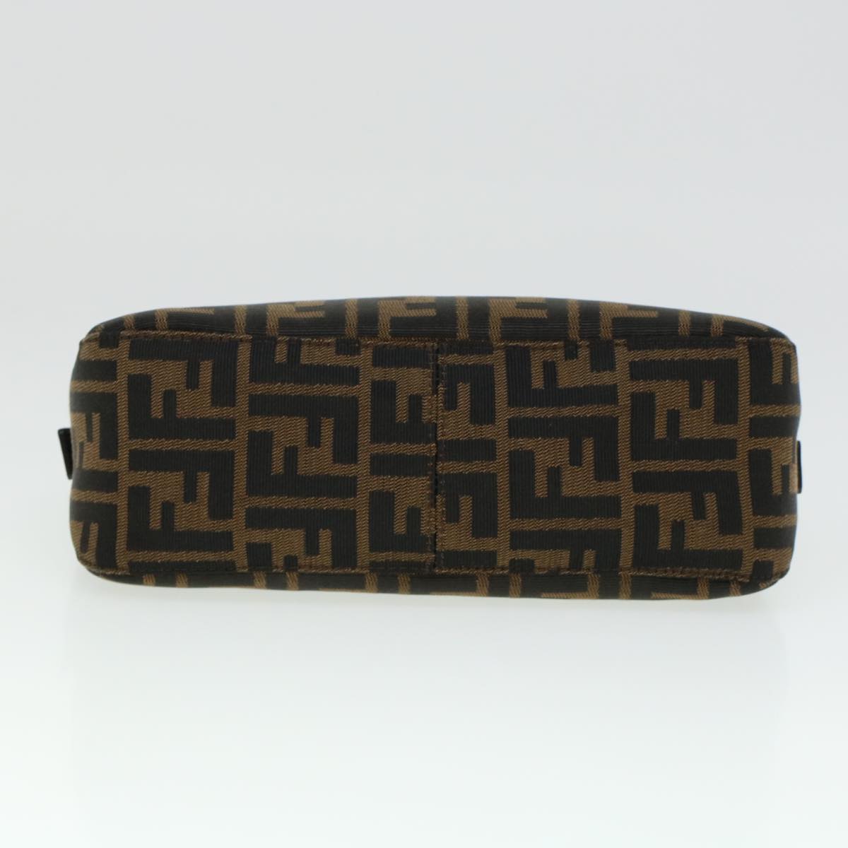 FENDI Zucca Canvas Mamma Baguette Shoulder Bag Brown 2321 26725 008 yk7143