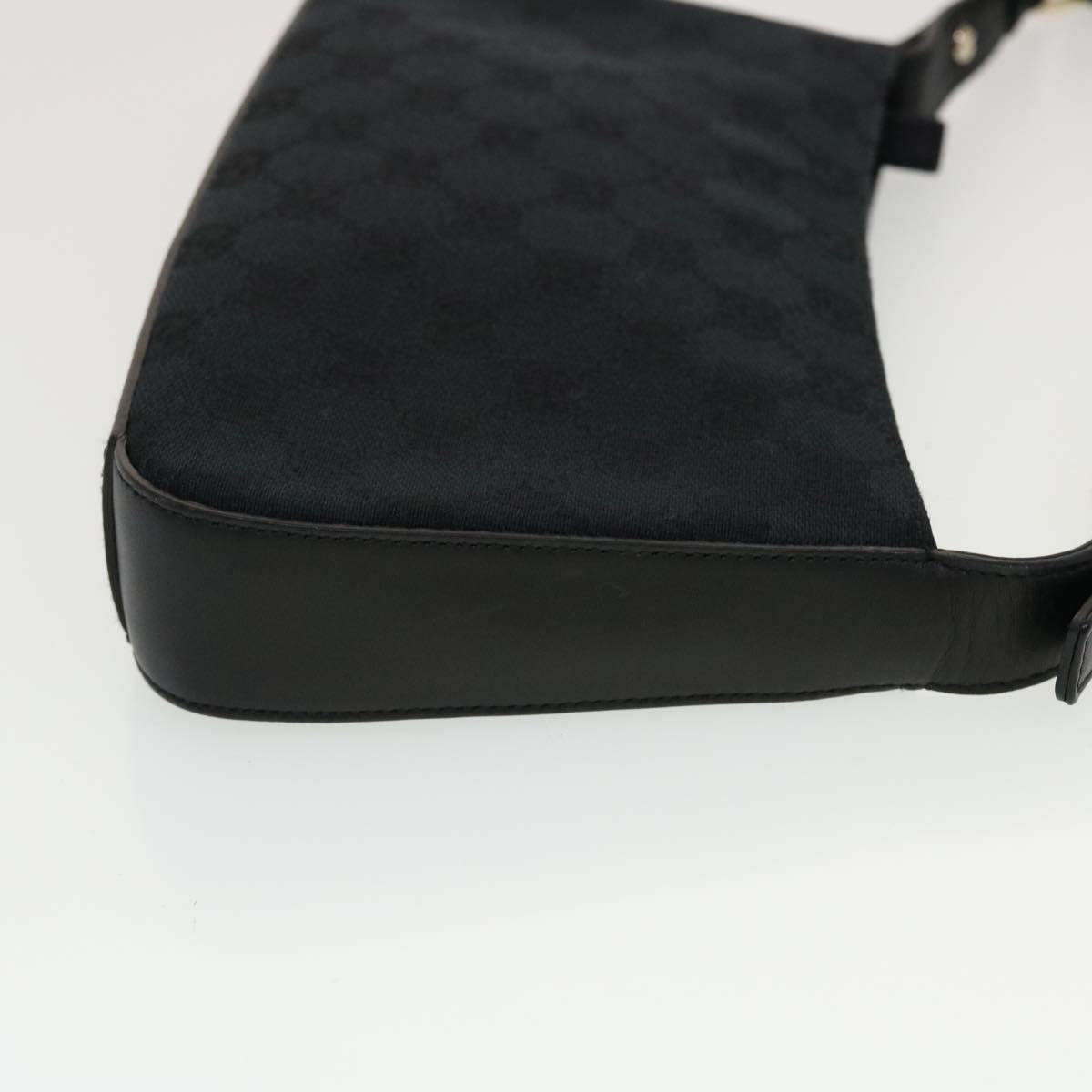 GUCCI GG Canvas Shoulder Bag Black 0014285 yk7184