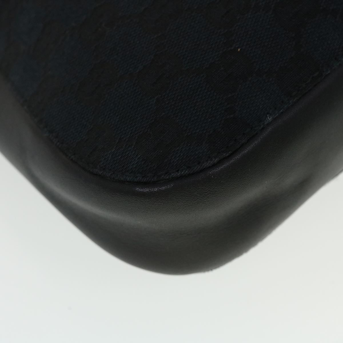 GUCCI GG Canvas Shoulder Bag Black yk7193