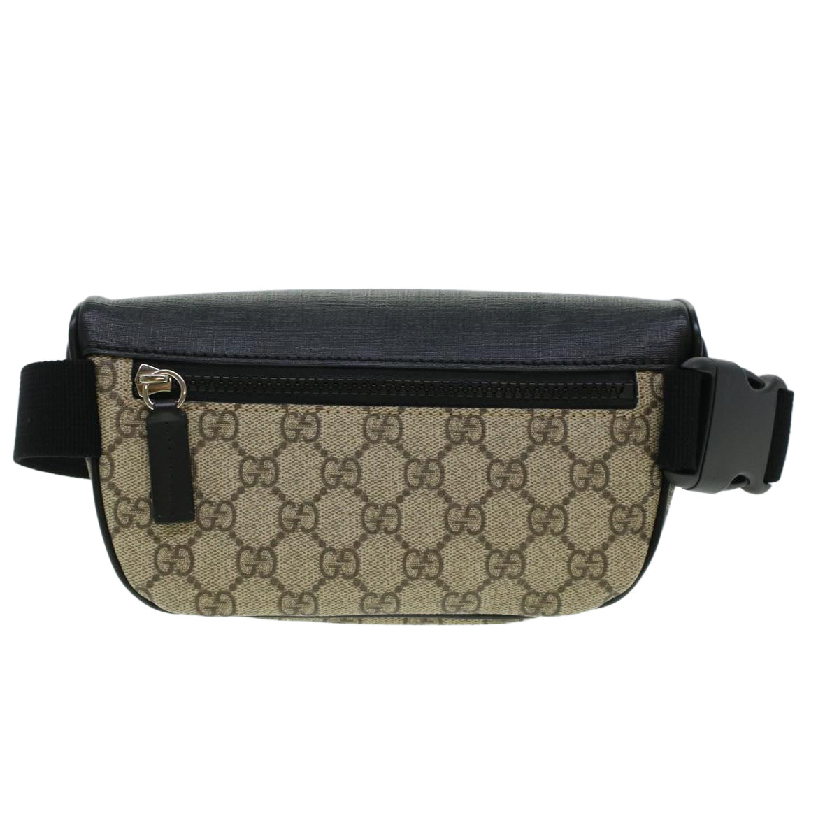 GUCCI GG Canvas Body Bag PVC Leather Beige 450946 yk7290