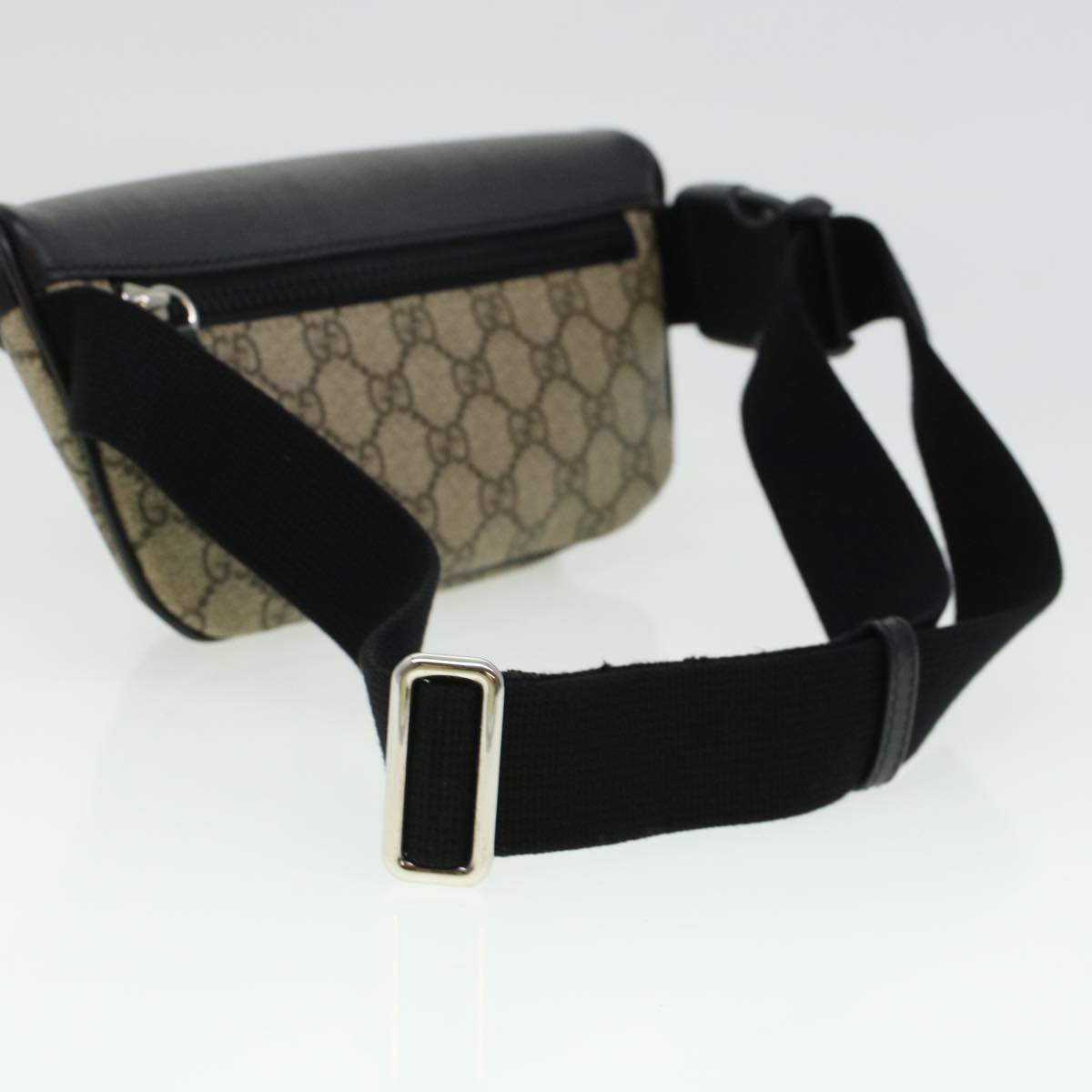 GUCCI GG Canvas Body Bag PVC Leather Beige 450946 yk7290