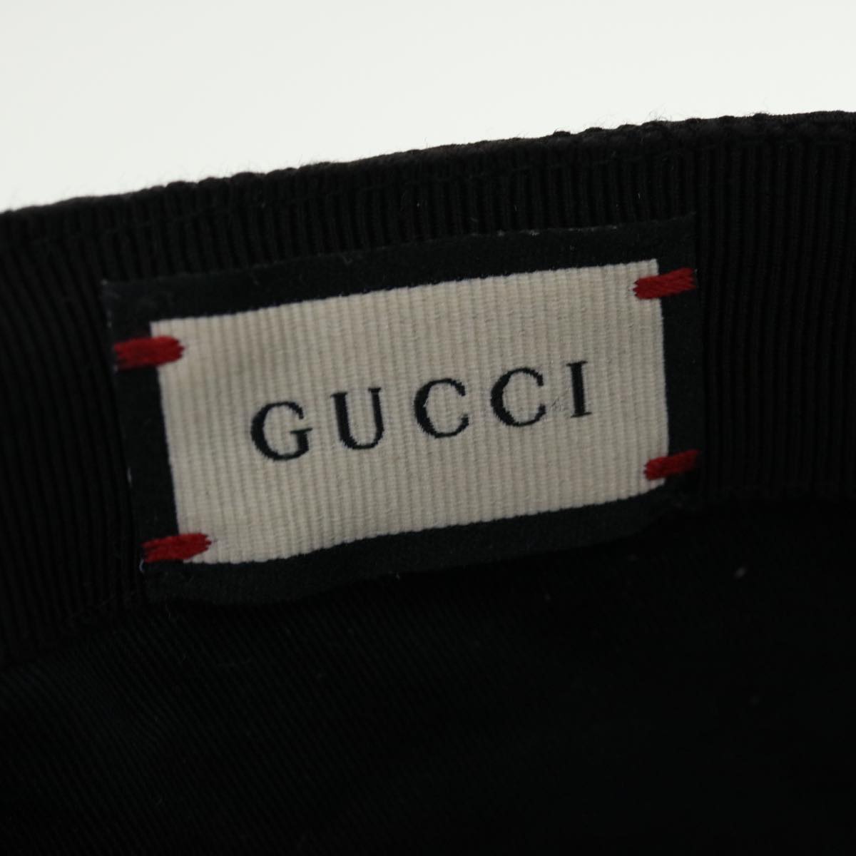 GUCCI GG Canvas Web Sherry Line Cap M Black Red Green 200035.601564 yk7360