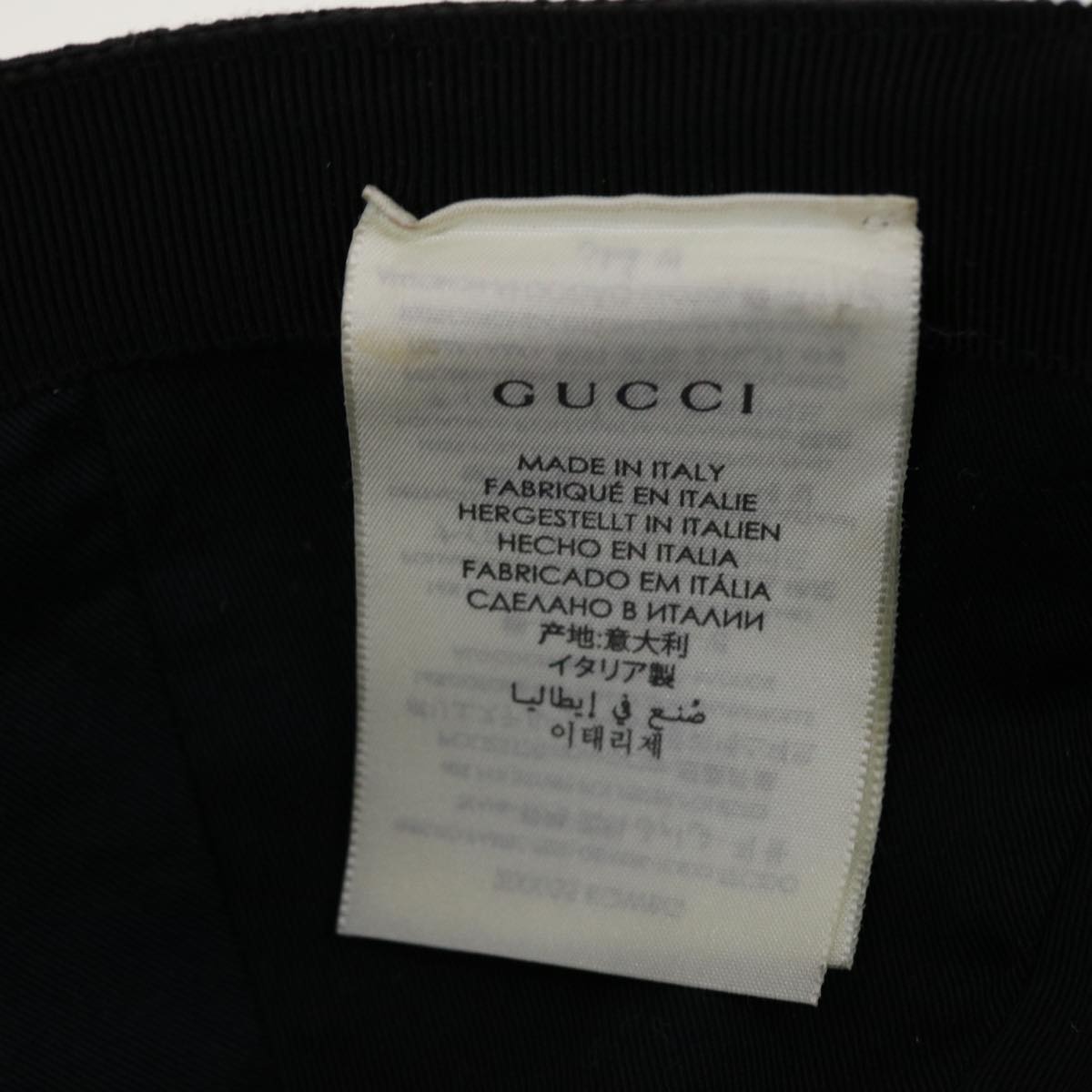 GUCCI GG Canvas Web Sherry Line Cap M Black Red Green 200035.601564 yk7360