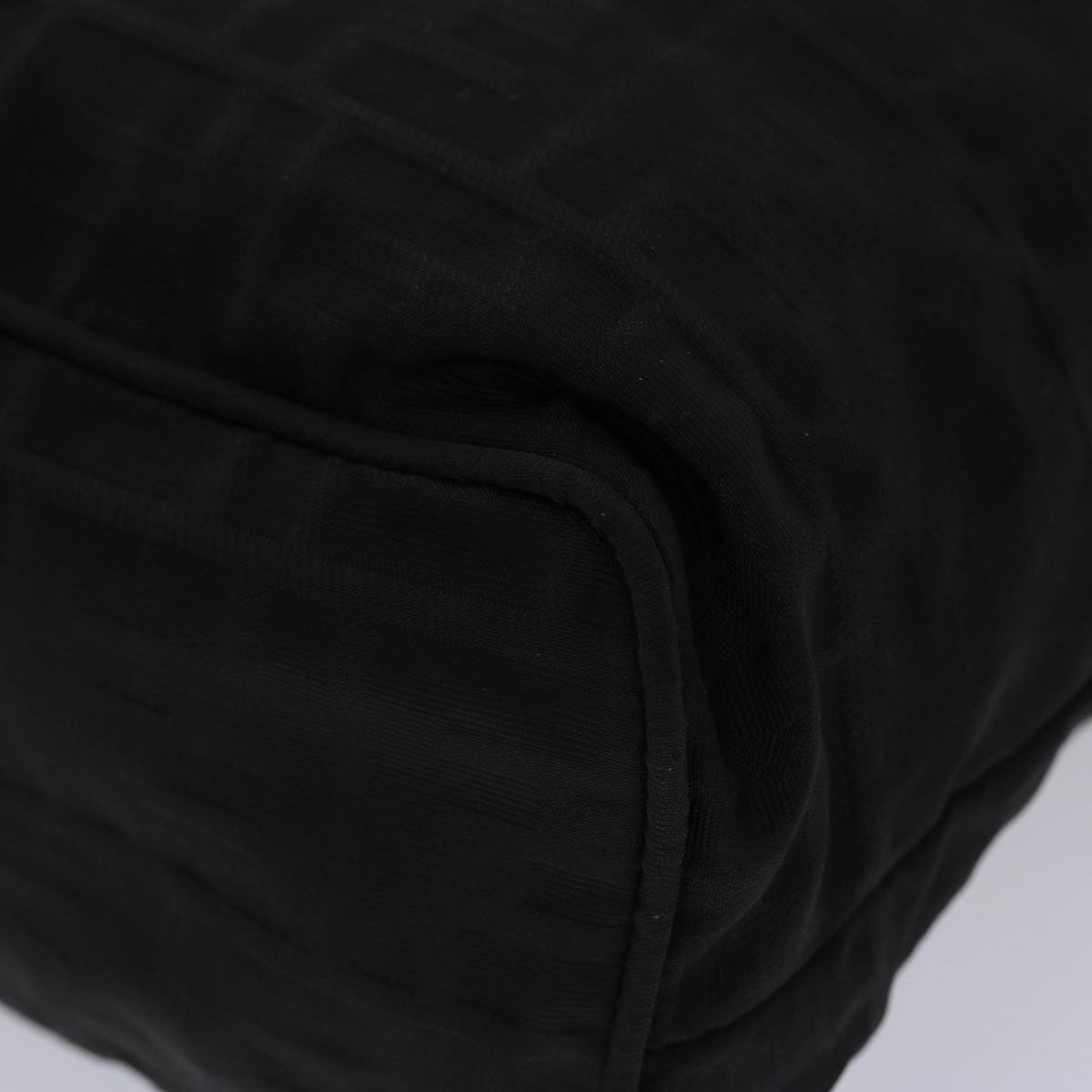 FENDI Zucca Canvas Tote Bag Black yk7411